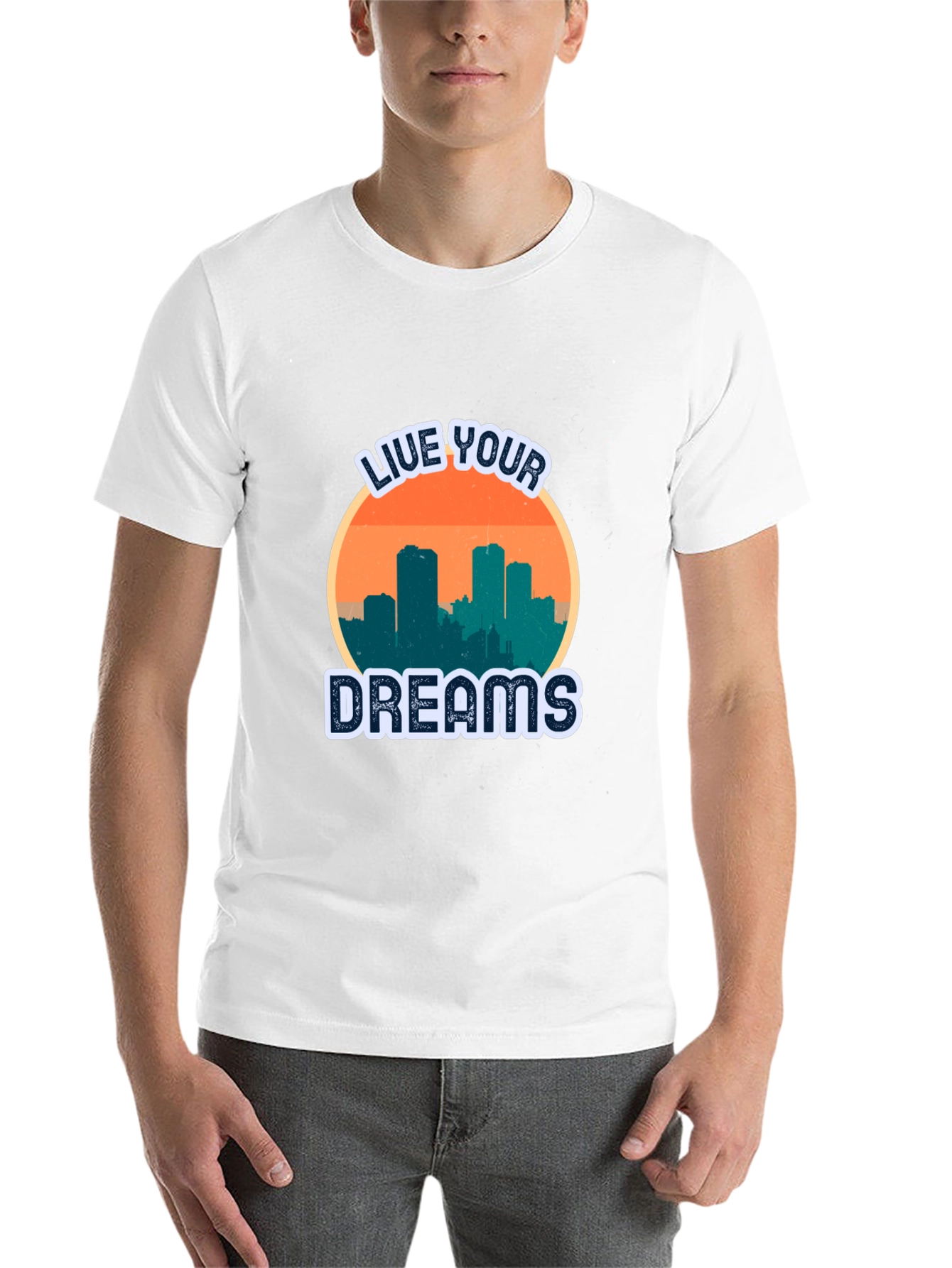 Black Live Your Dreams Graphic T-Shirt view 14