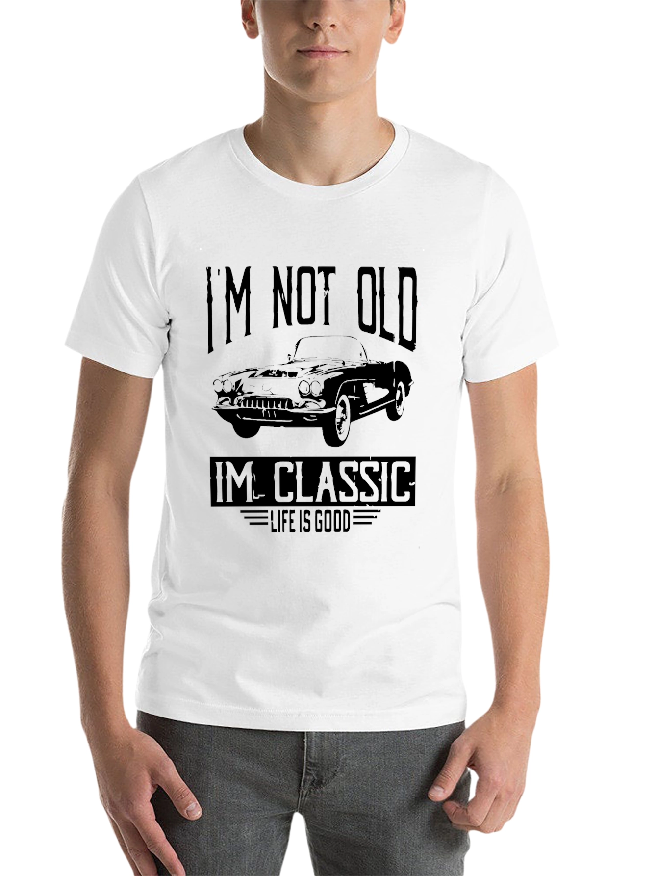 Black I'm Not Old I'm Classic T-Shirt view 14
