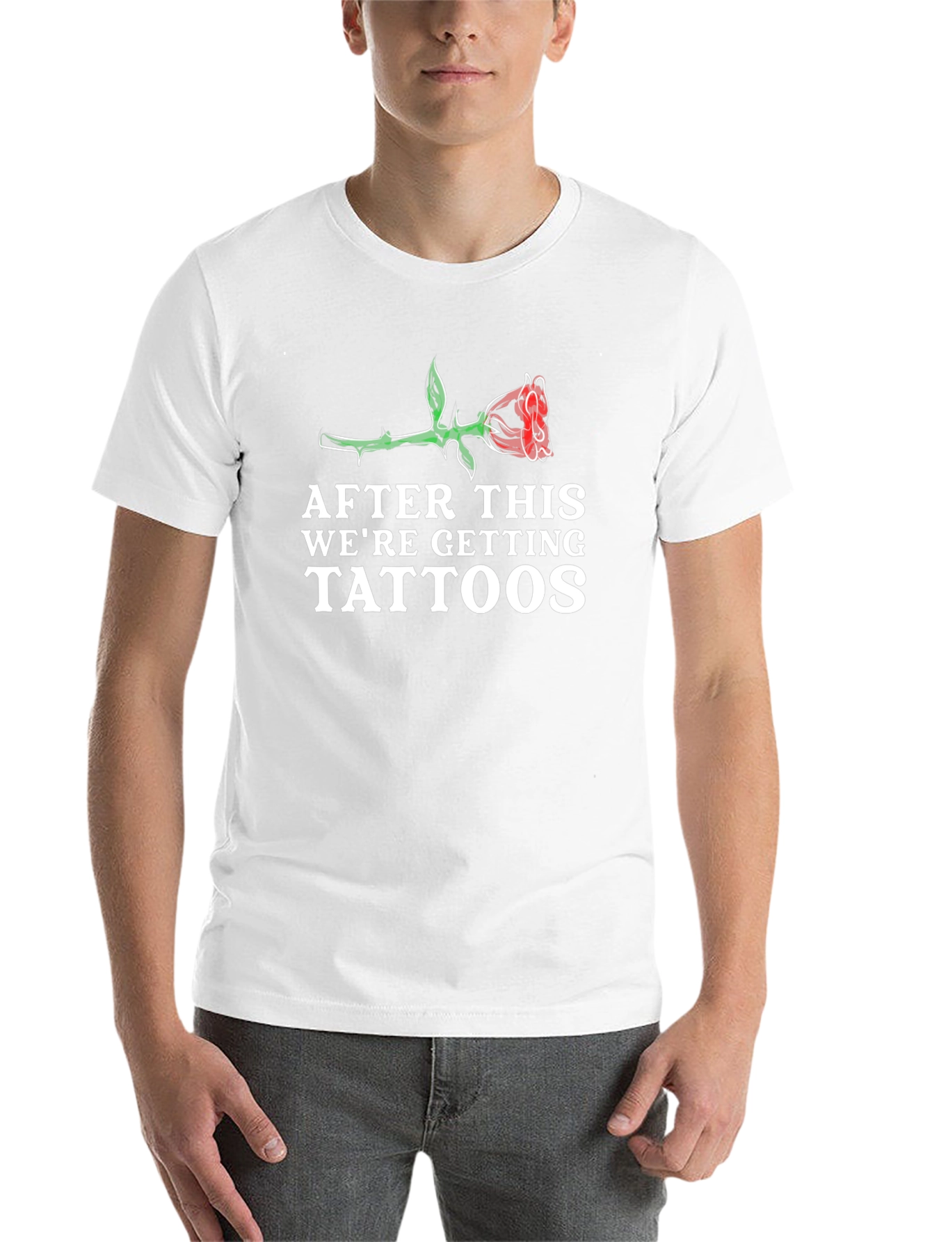 Black Funny Tattoo T-Shirt - After This We're Getting Tattoos view 14