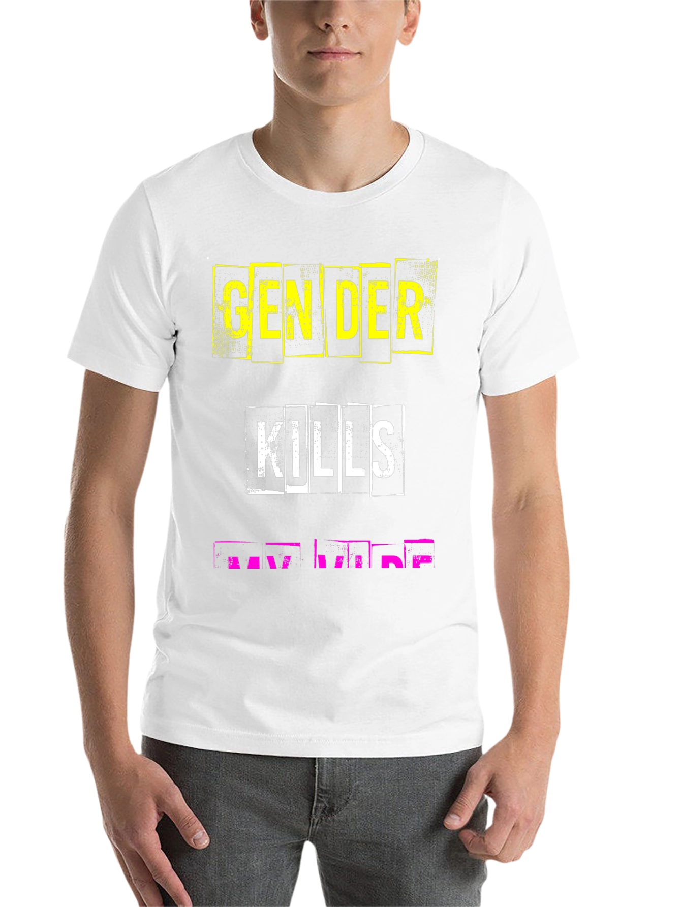 Black Gender Kills My Vibe Graphic Tee view 14