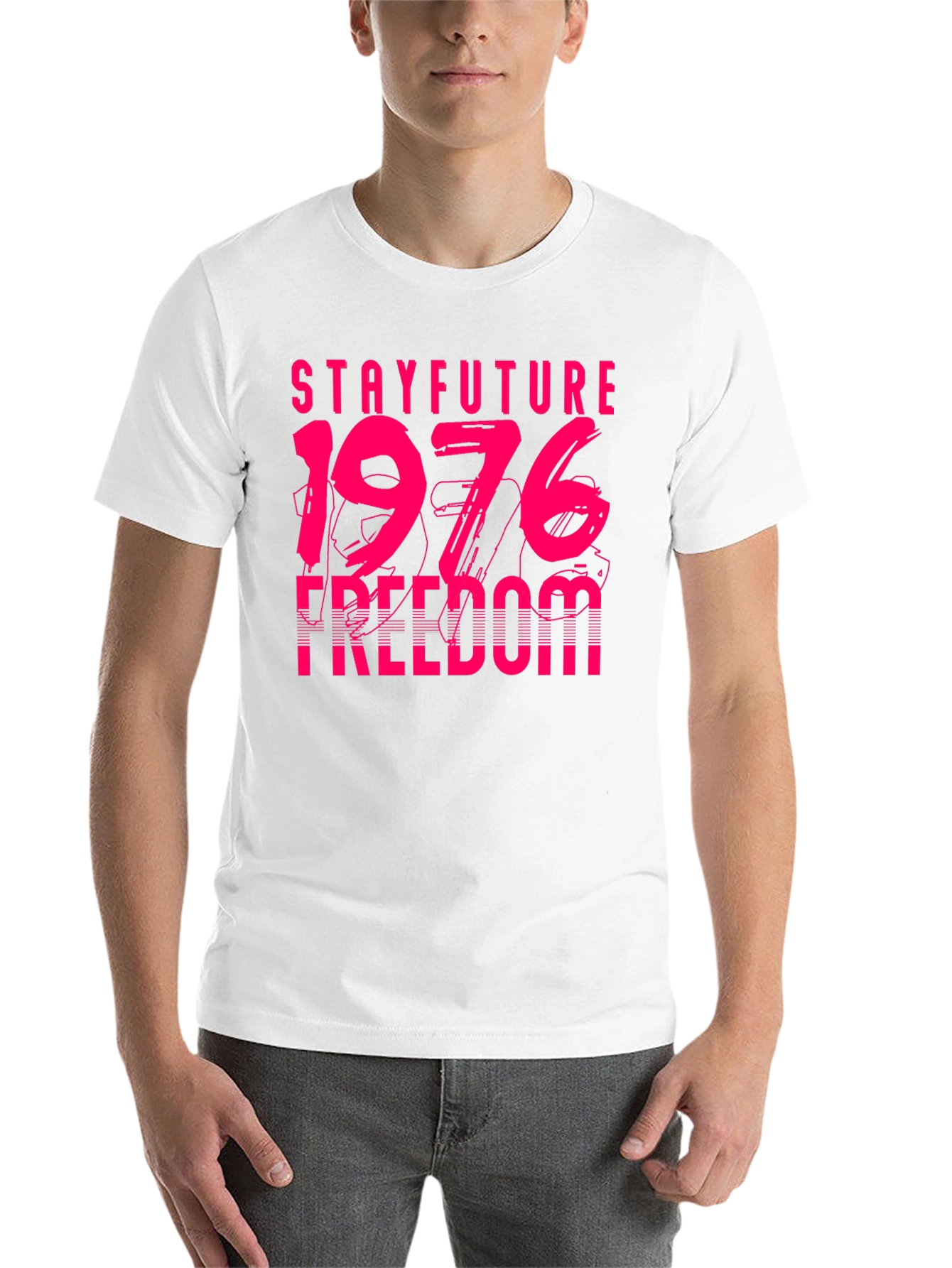Black Stay Future 1976 Freedom Graphic Tee view 14