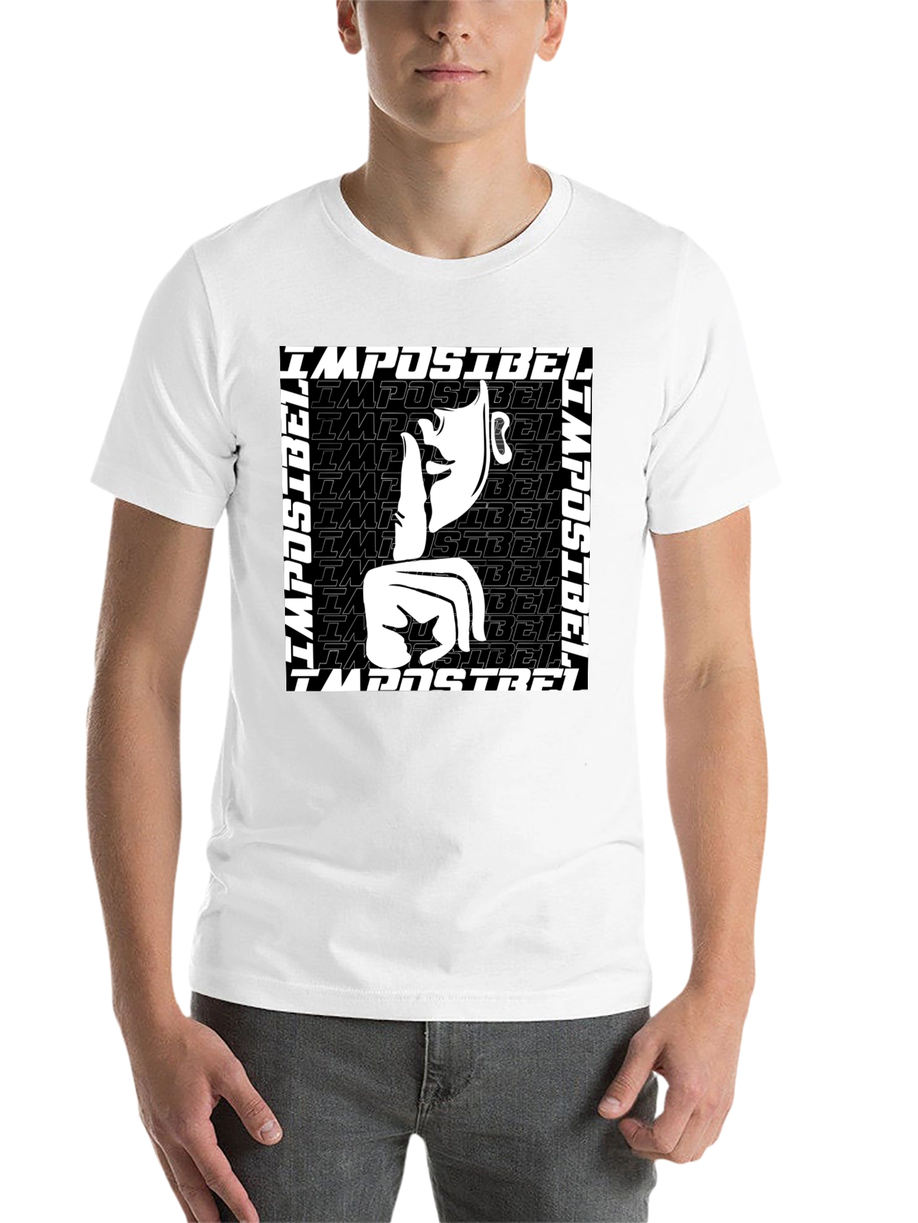 Black Impossible Graphic Tee - Black Short Sleeve view 14