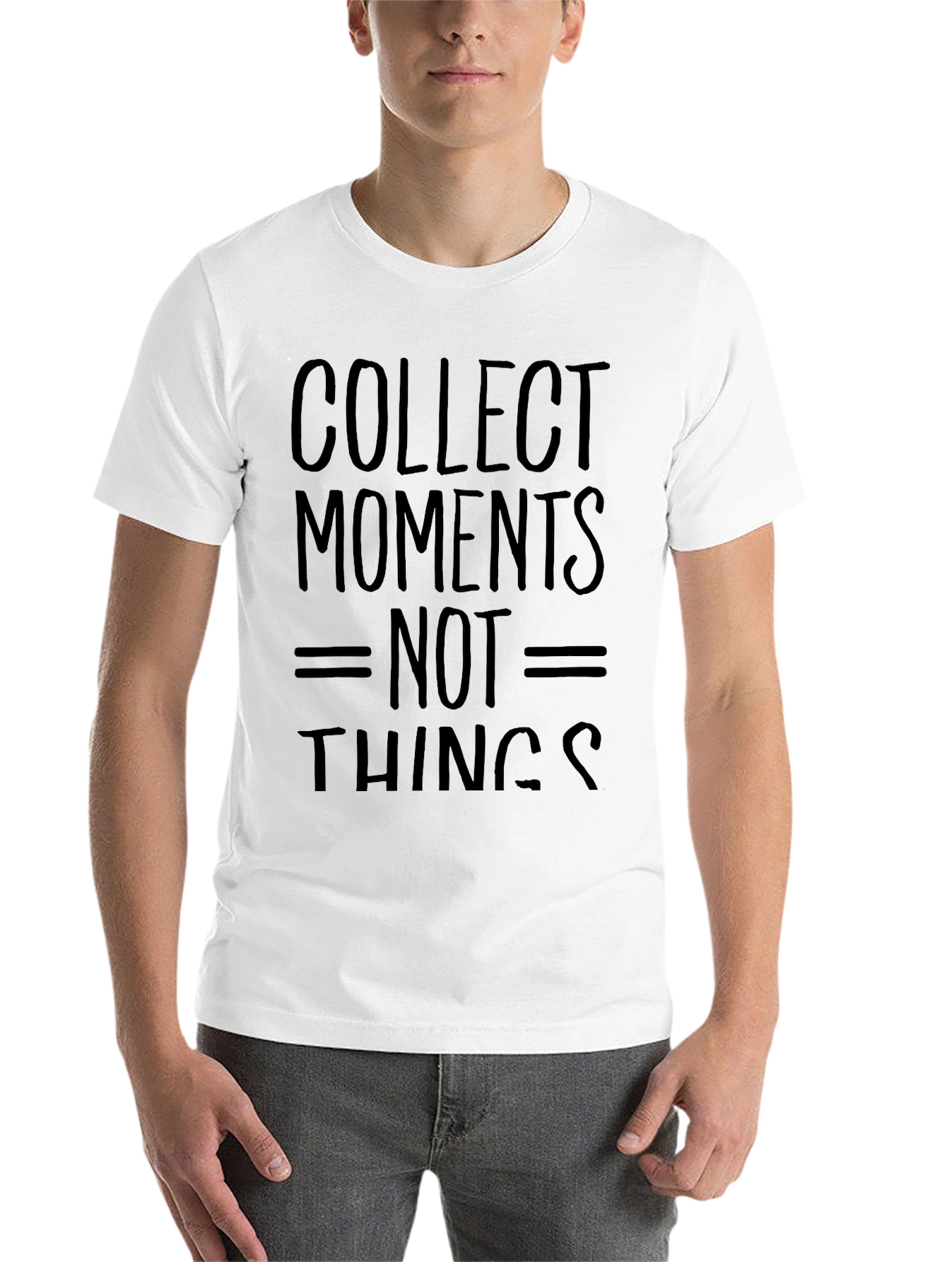 Black Collect Moments Not Things Black T-Shirt view 14