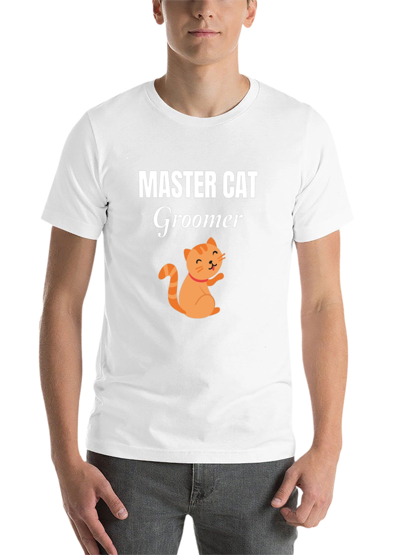Black Master Cat Groomer T-Shirt - Fun Pet Lover Tee view 14