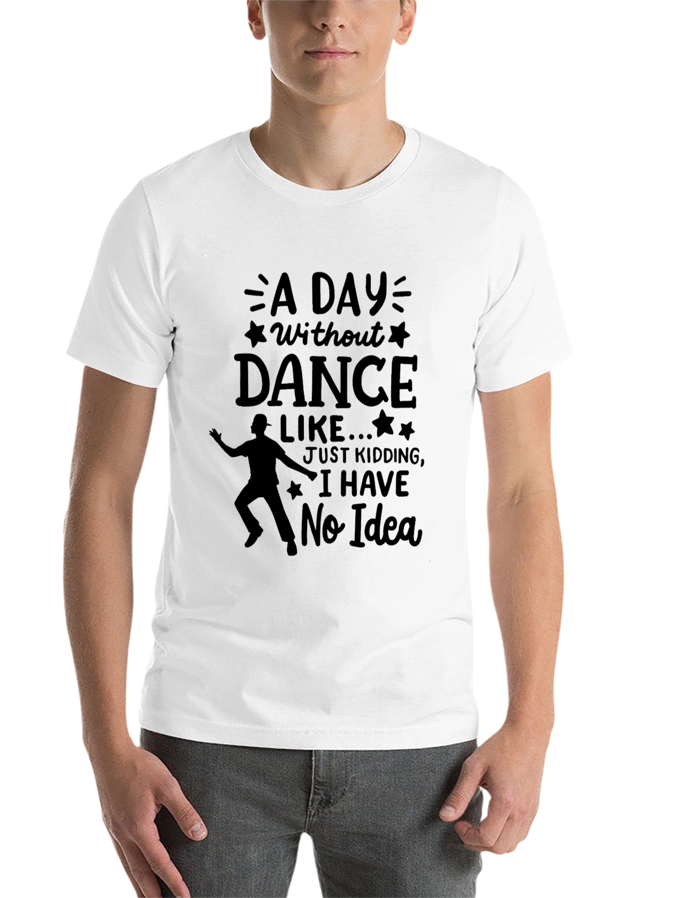 Black Dance T-Shirt - "A Day Without Dance" view 14