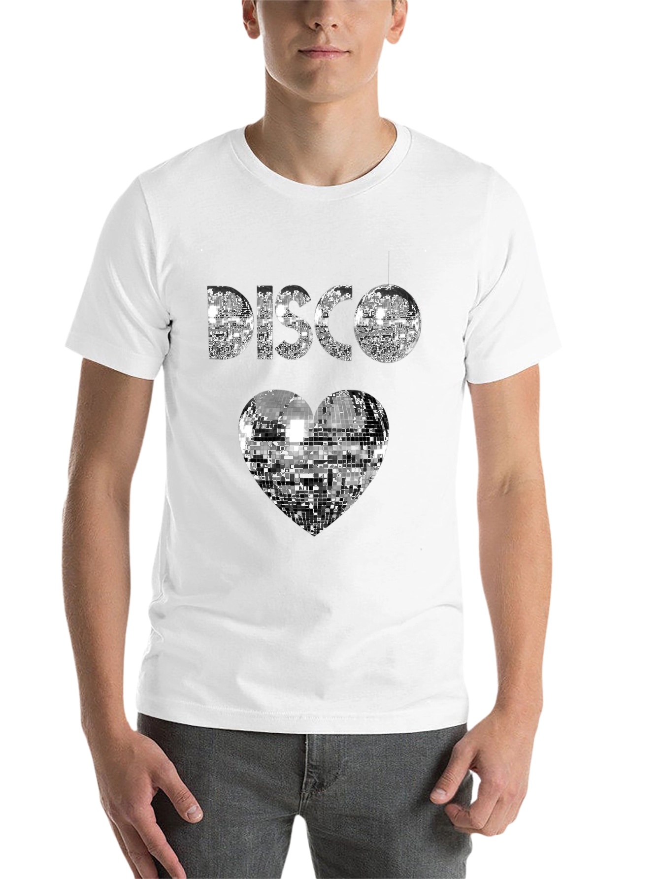 Black Disco Love Black T-Shirt view 14