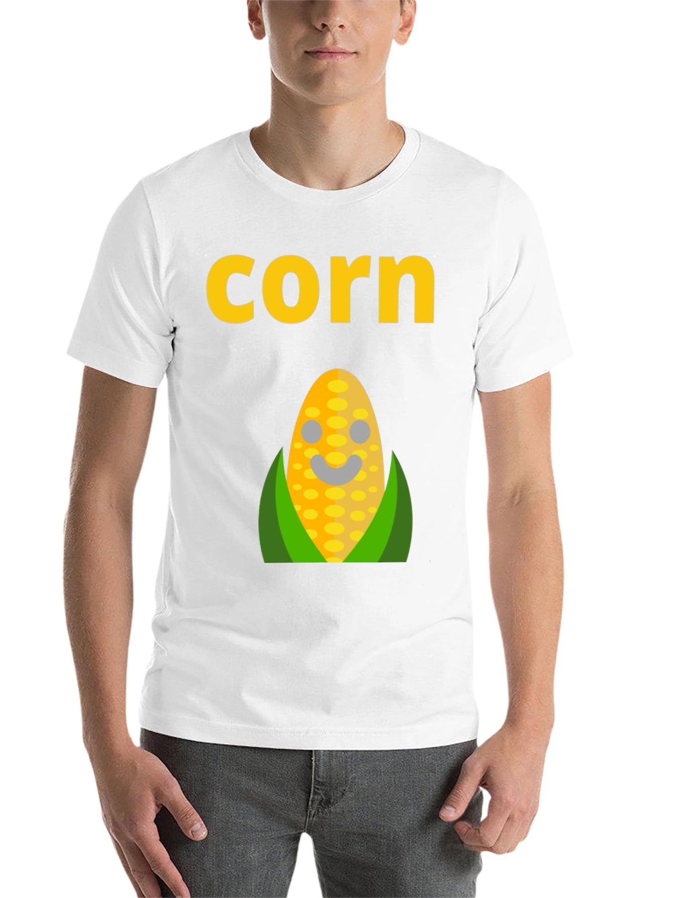 Black Corn Graphic Tee - Funny Food T-Shirt view 14