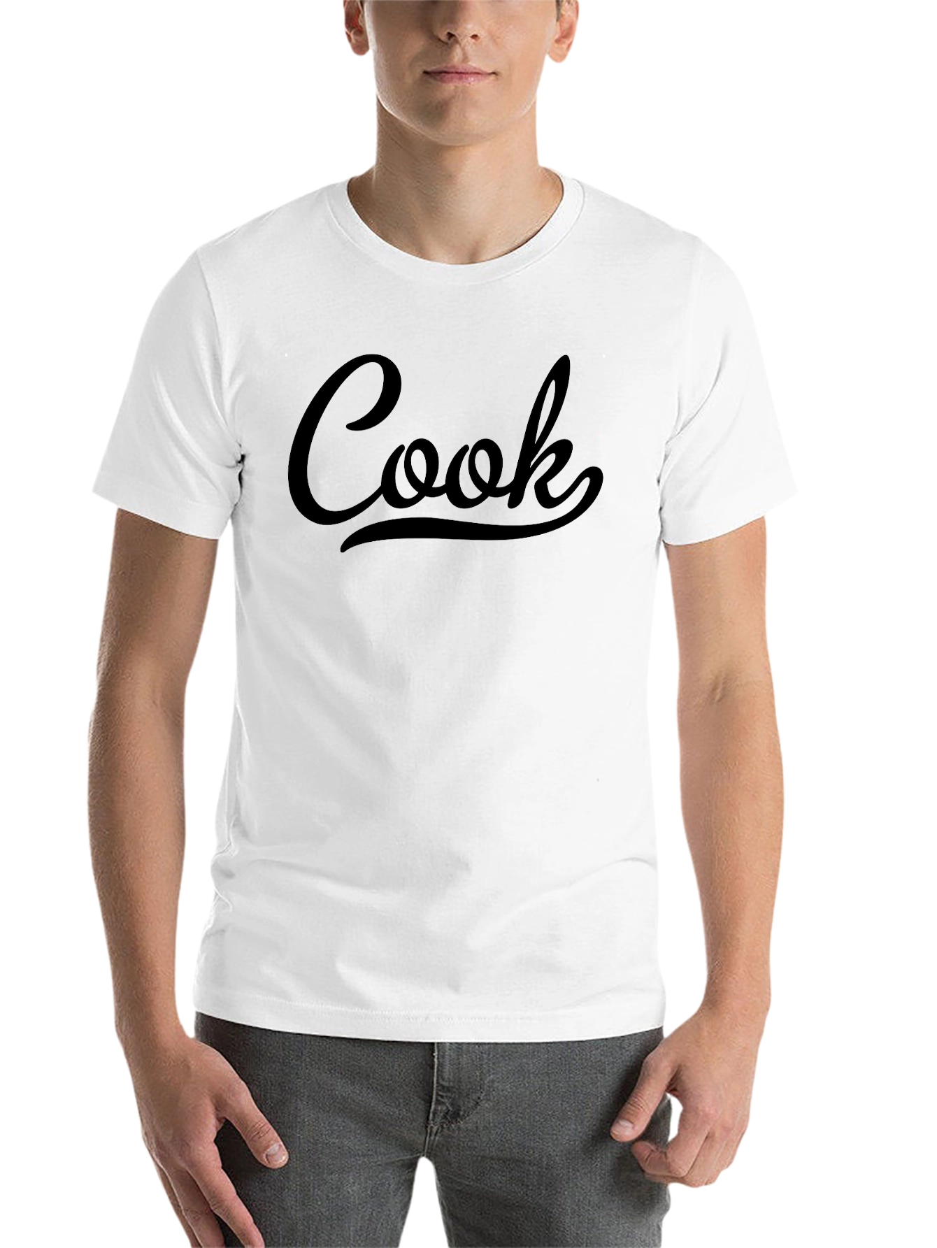 Black Cook Script Black T-Shirt view 14