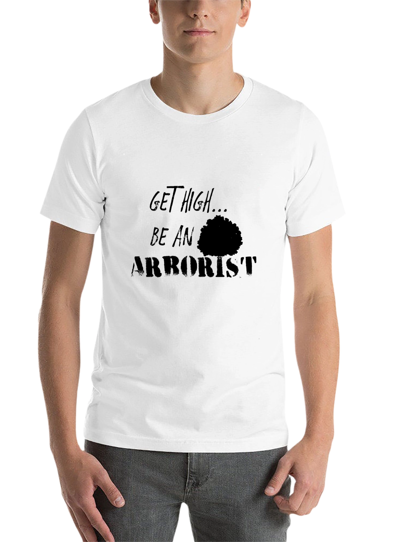 Black Get High Arborist T-Shirt - Funny Tree Lover Tee view 14