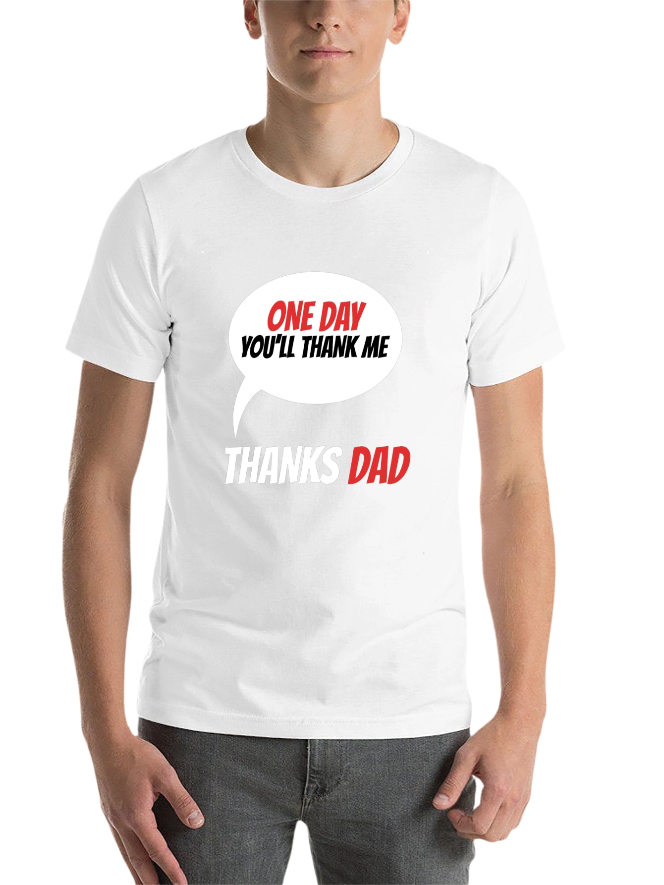 Black Funny Dad T-Shirt - One Day You'll Thank Me view 14