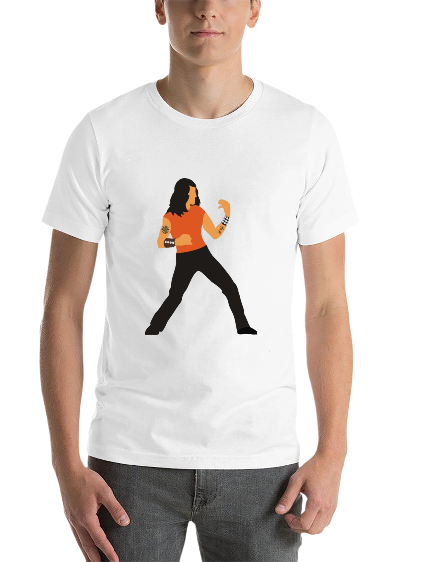Black Cool Graphic Tee - Martial Arts Inspired view 14