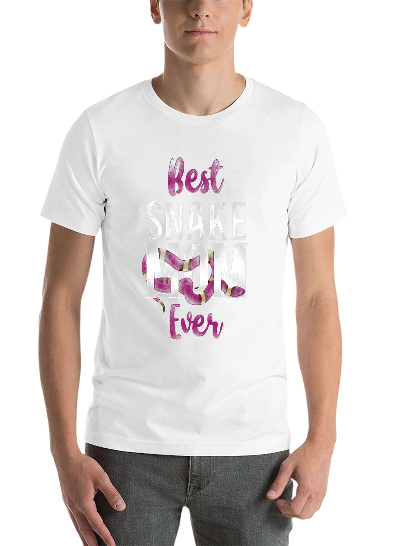 Black Best Snake Mom Ever T-Shirt view 14