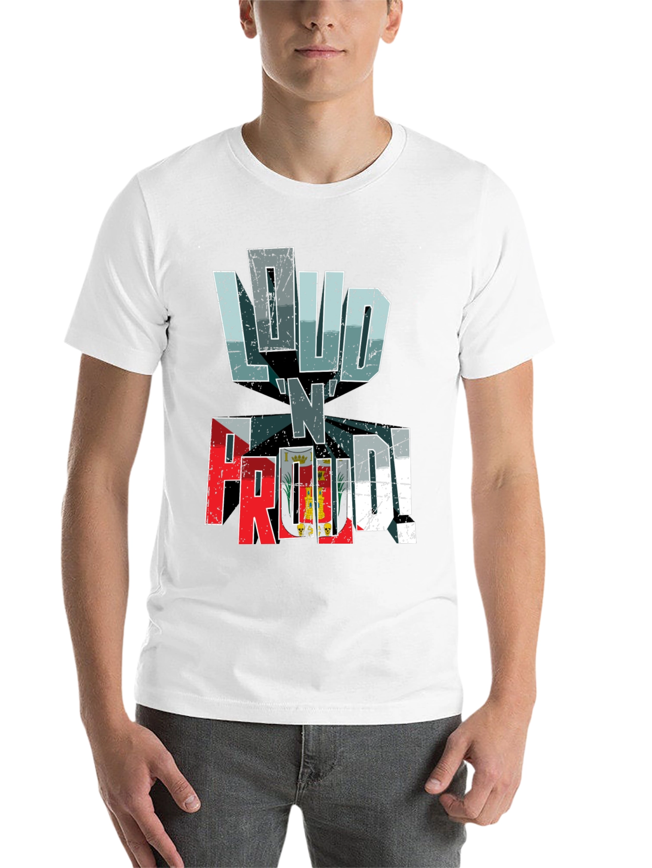 Black Loud 'N' Proud Graphic Tee - Black view 14