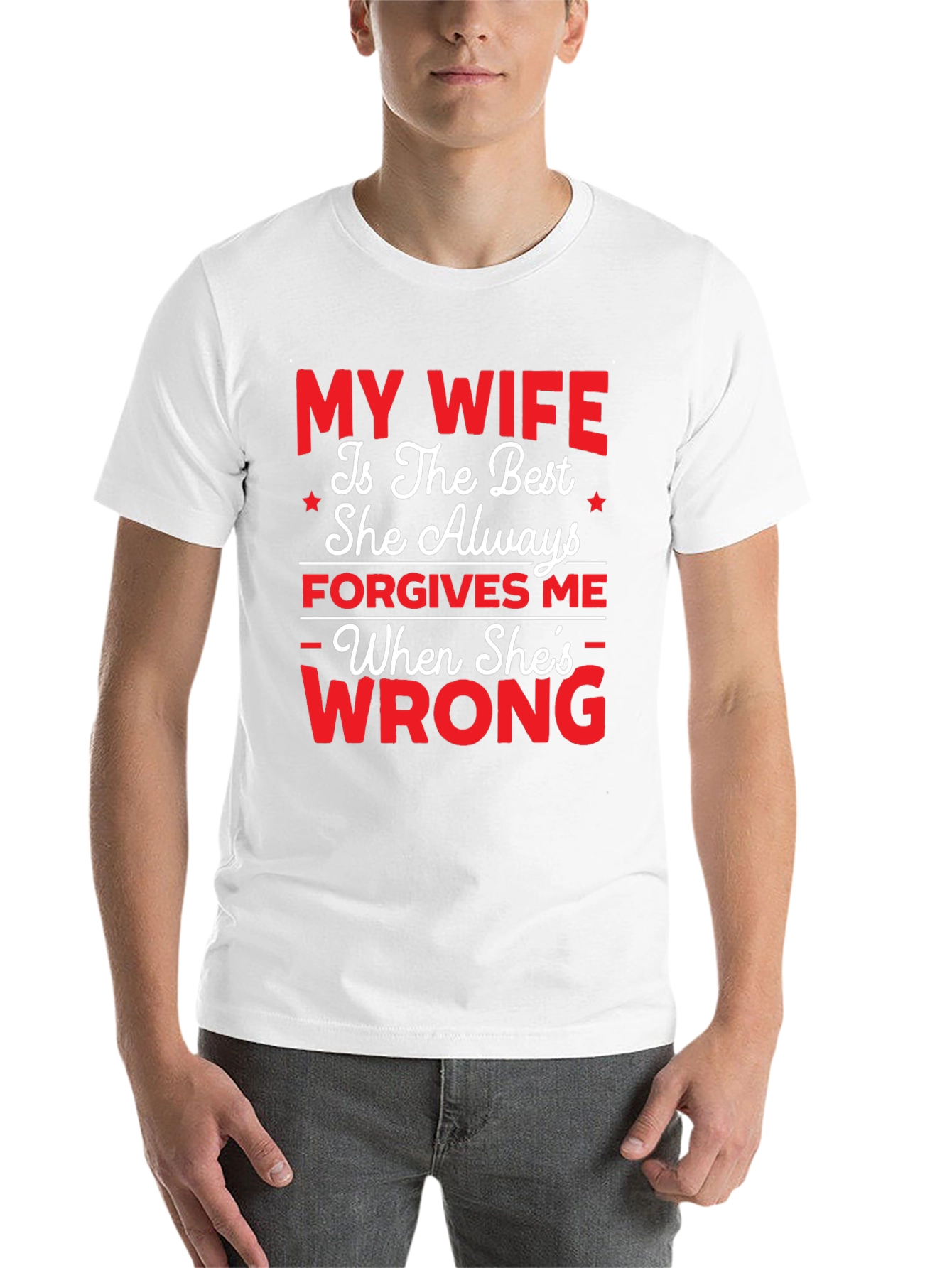 Black Funny My Wife T-Shirt - Husband Humor Tee view 14