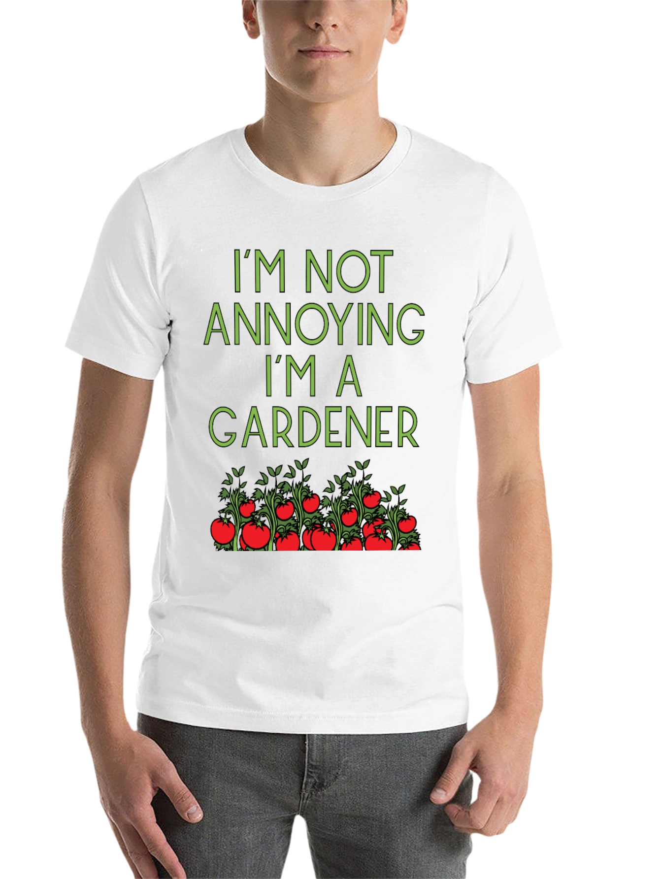Black Gardener T-Shirt: I'm Not Annoying view 14