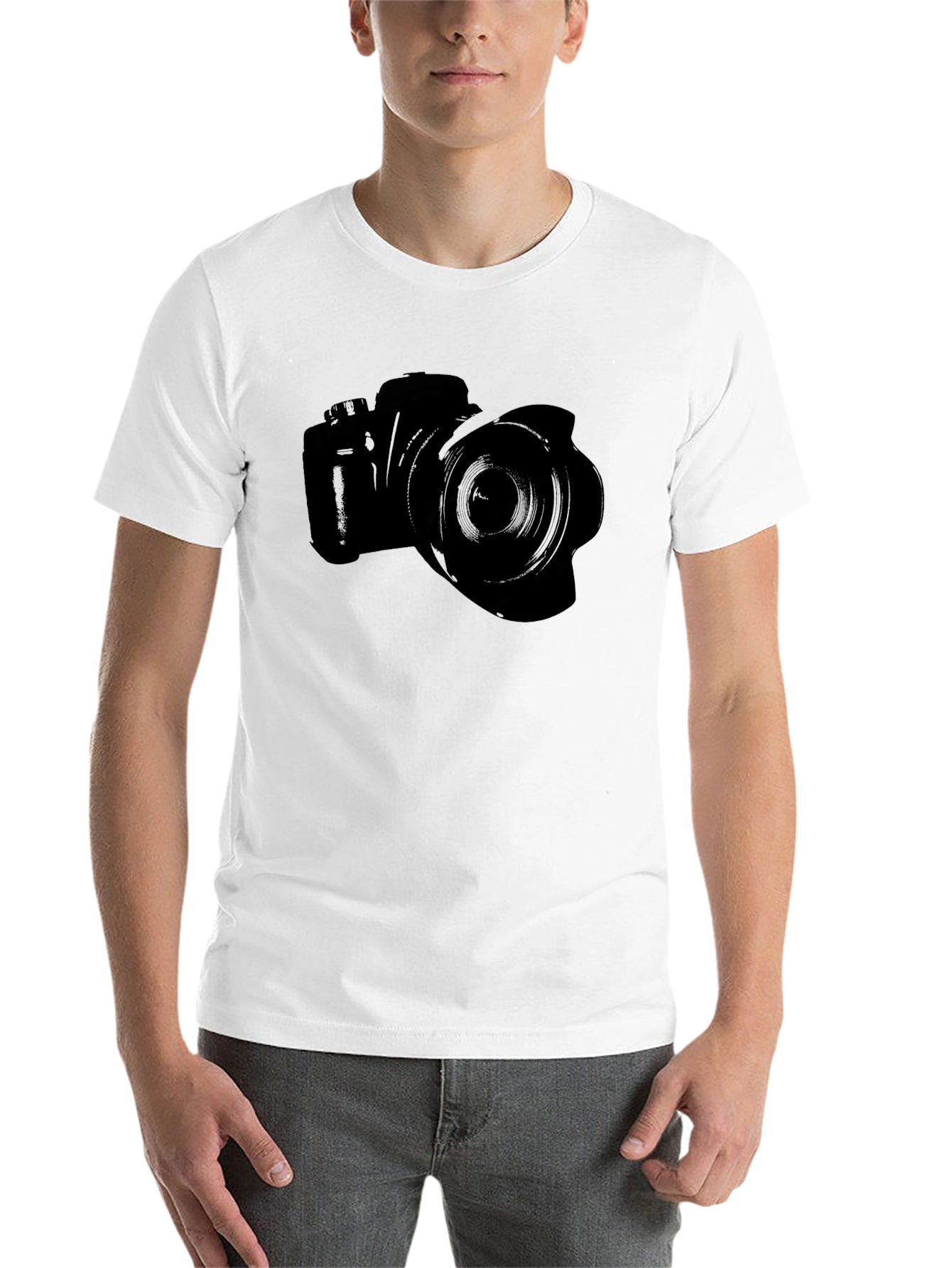 Black Camera Graphic Tee - Photographer's Must-Have view 14