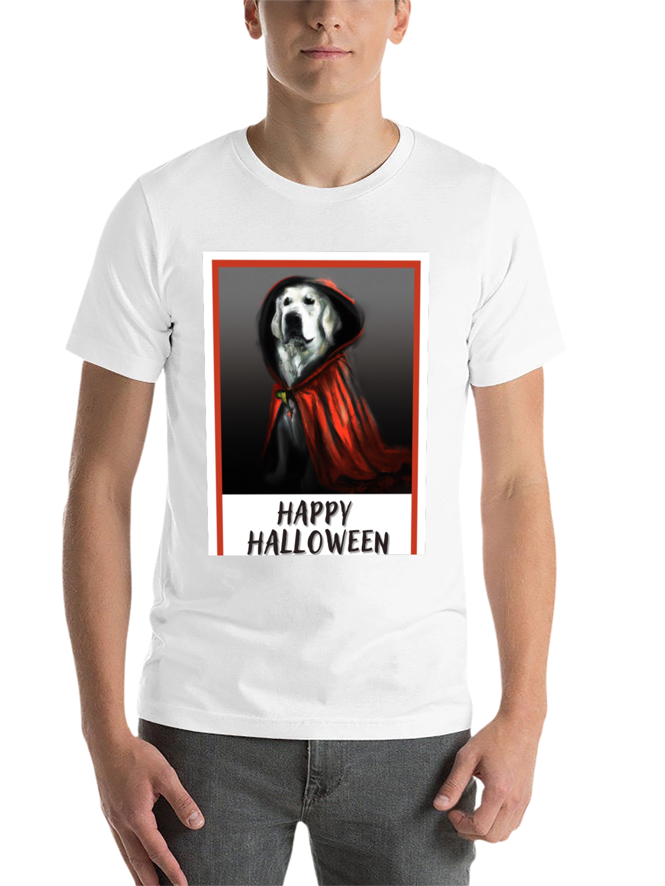 Happy Halloween Dog T-Shirt, Costume Tee - 14