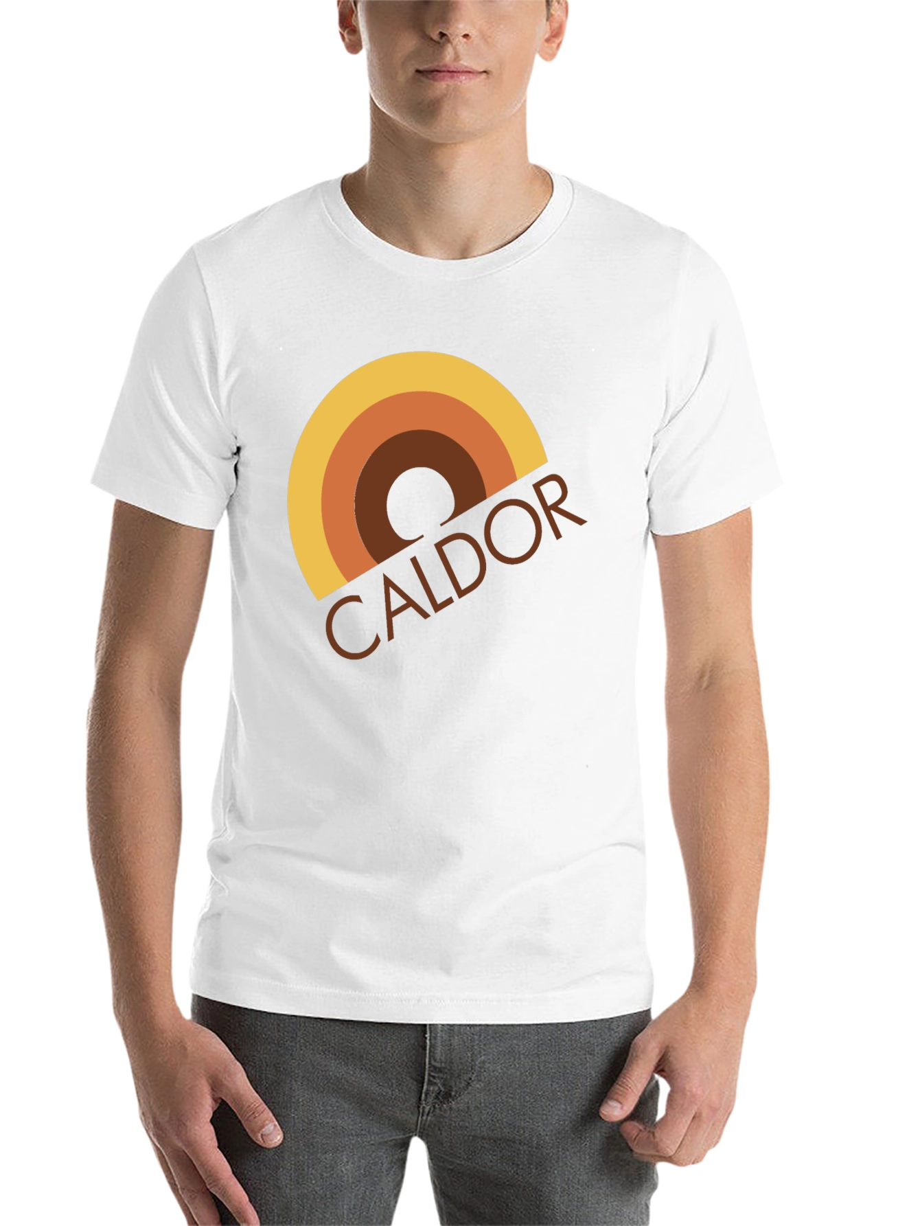 Black Retro Caldor Style T-Shirt view 14