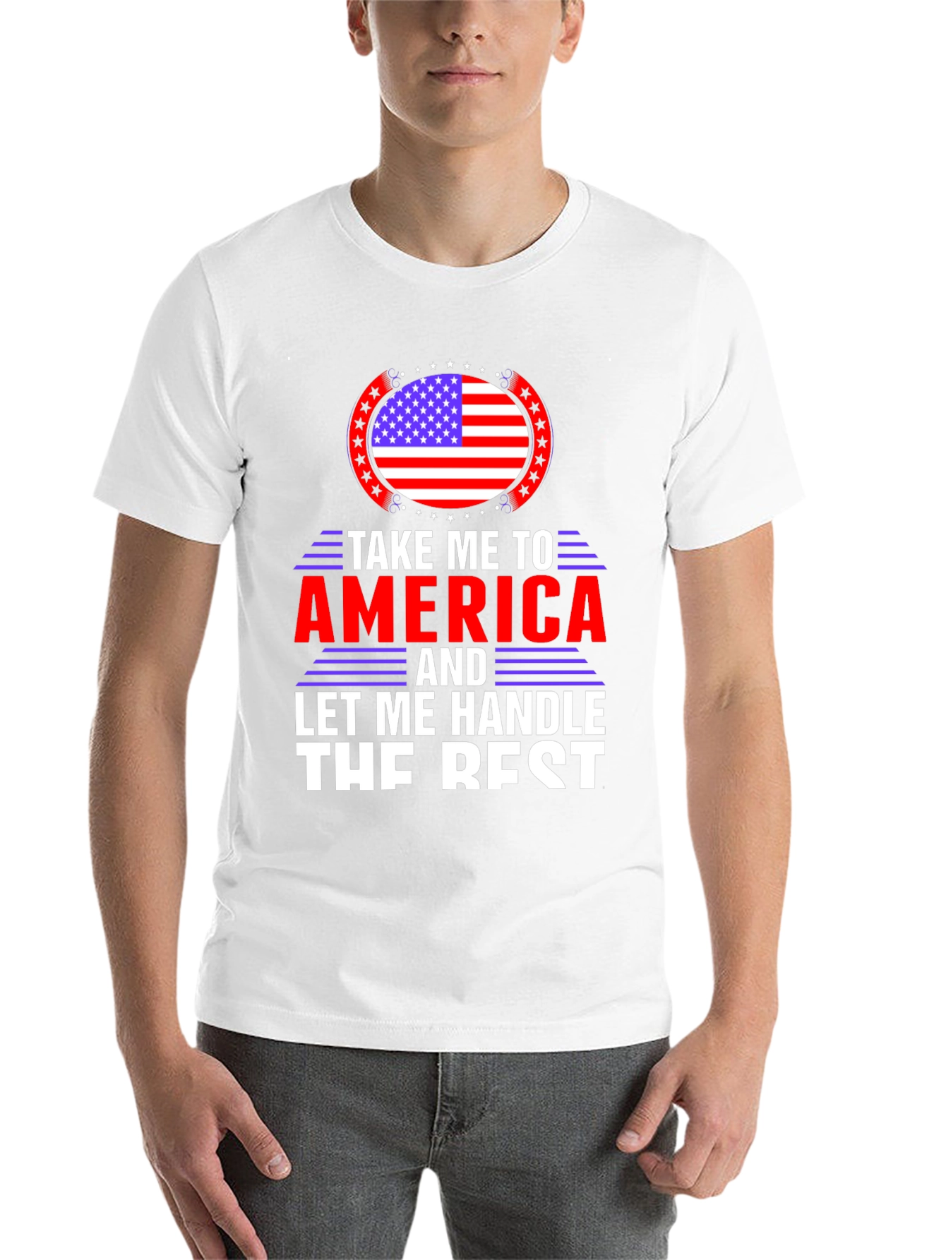 Black America Patriotic T-Shirt view 14