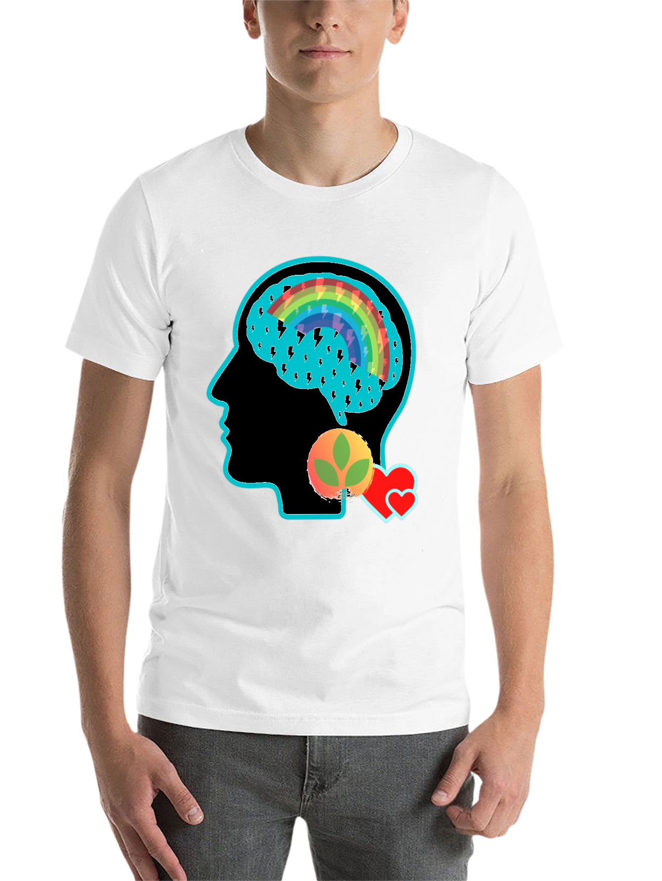 Black Creative Mind Graphic Tee - Black T-Shirt view 14