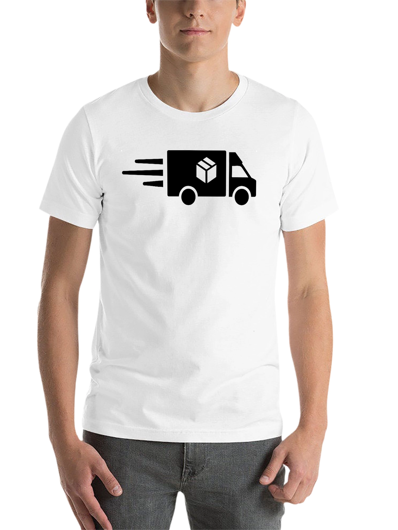 Black Express Delivery Black Graphic Tee - Fast Shipping view 14