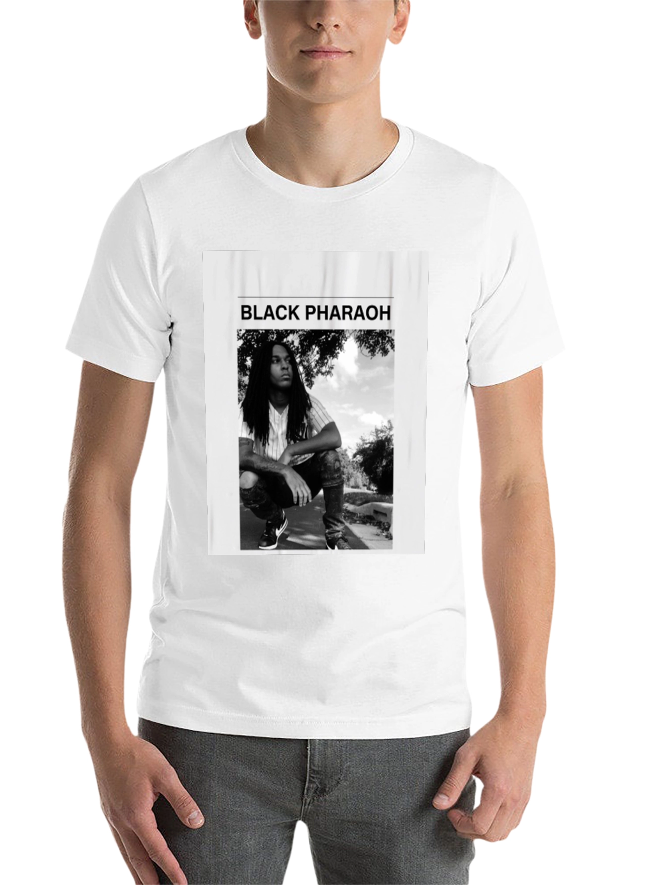 Black Black Pharaoh Graphic Tee - Unisex Soft Cotton T-Shirt view 14