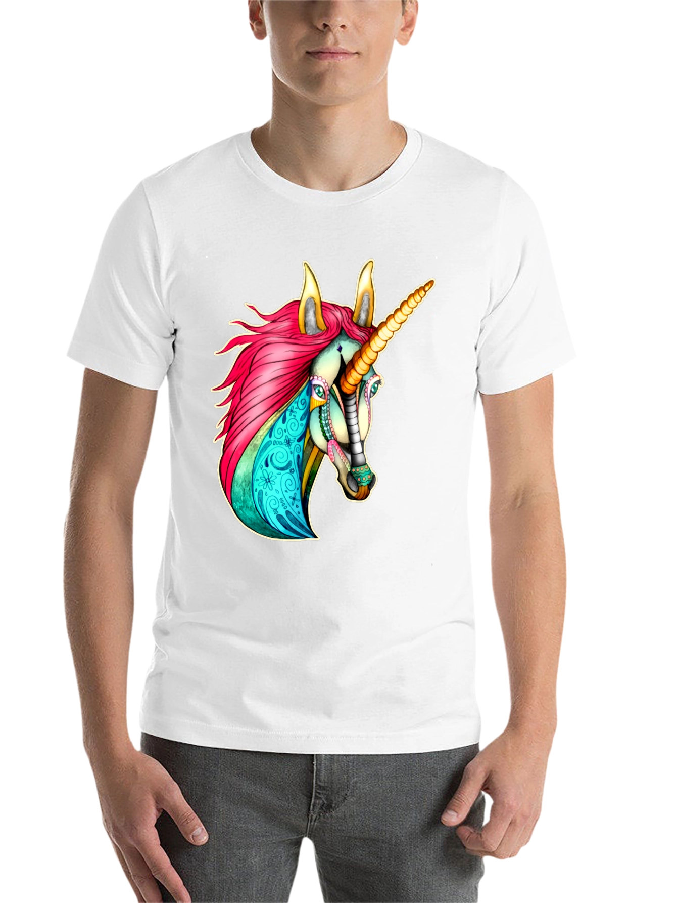 Black Unicorn T-Shirt - Vibrant Graphic Tee view 14
