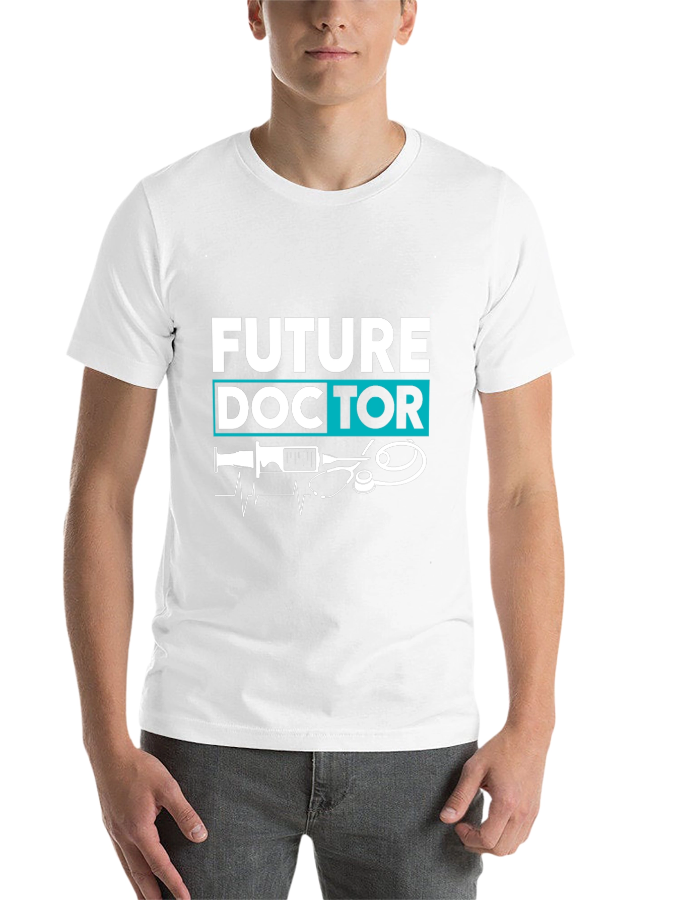 Black Future Doctor T-Shirt: Medical Aspirations view 14