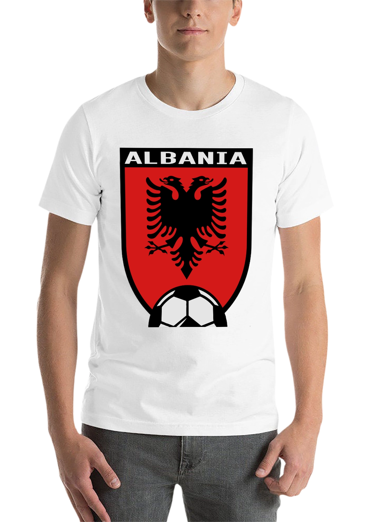 Albania Soccer T-Shirt | Double Headed Eagle - 14