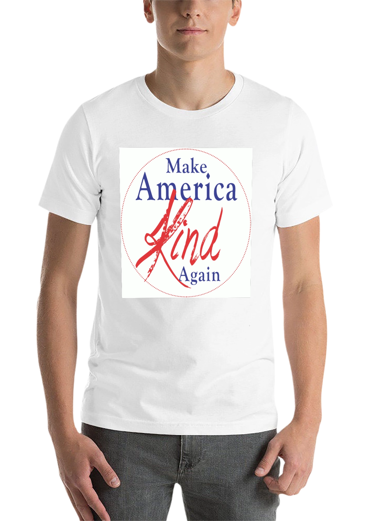 Black Make America Kind Again T-Shirt view 14