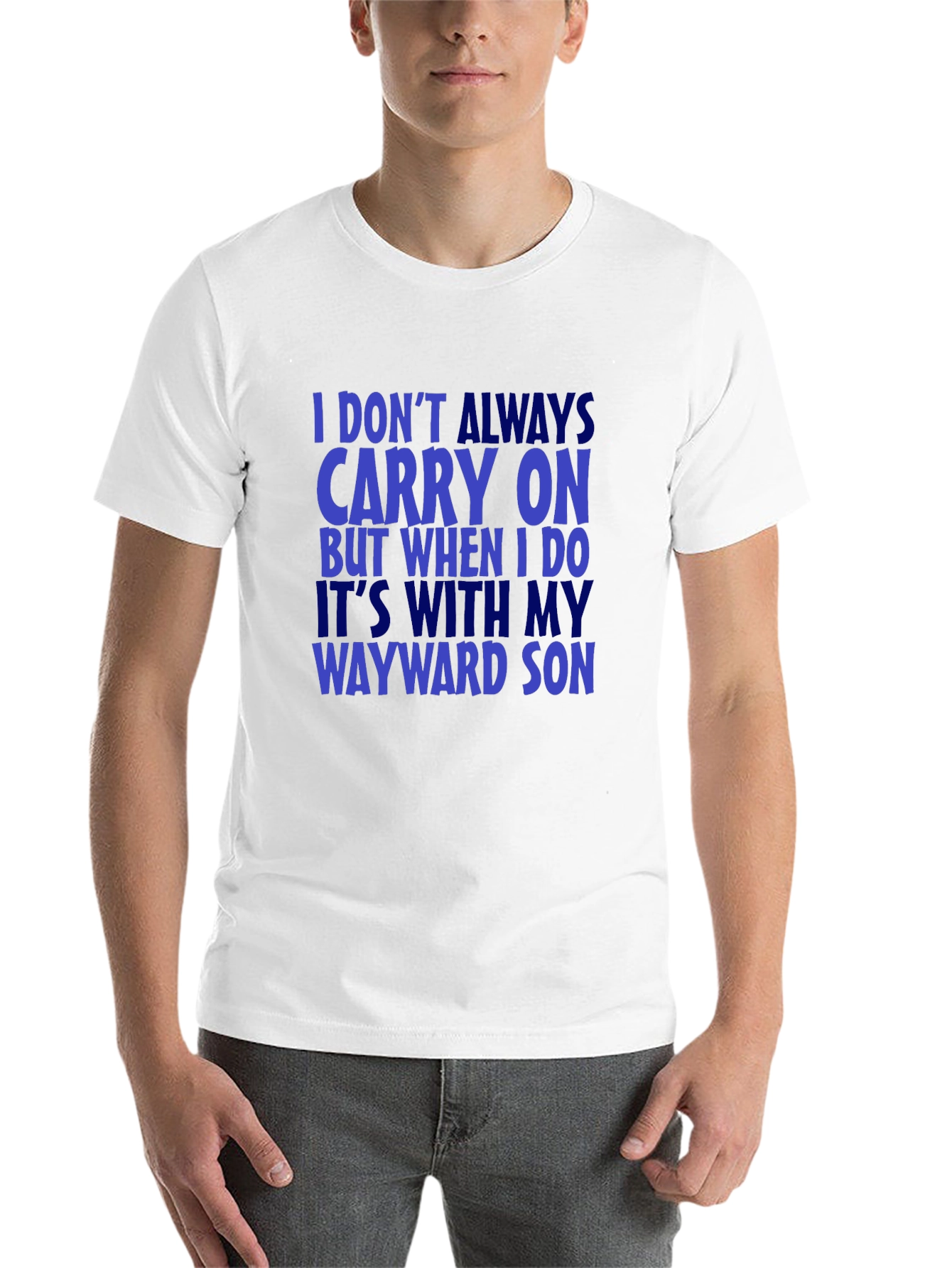Black Wayward Son T-Shirt - Carry On Design view 14