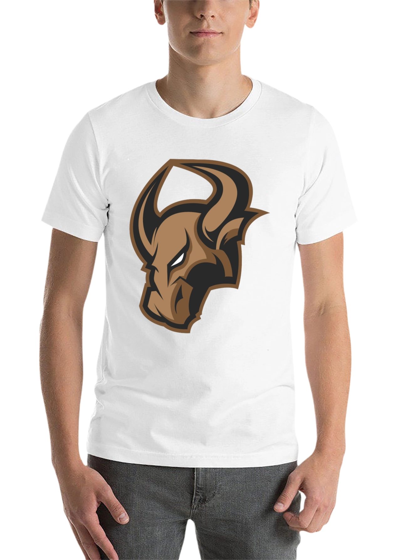 Black Bull Logo Graphic Tee - Black view 14