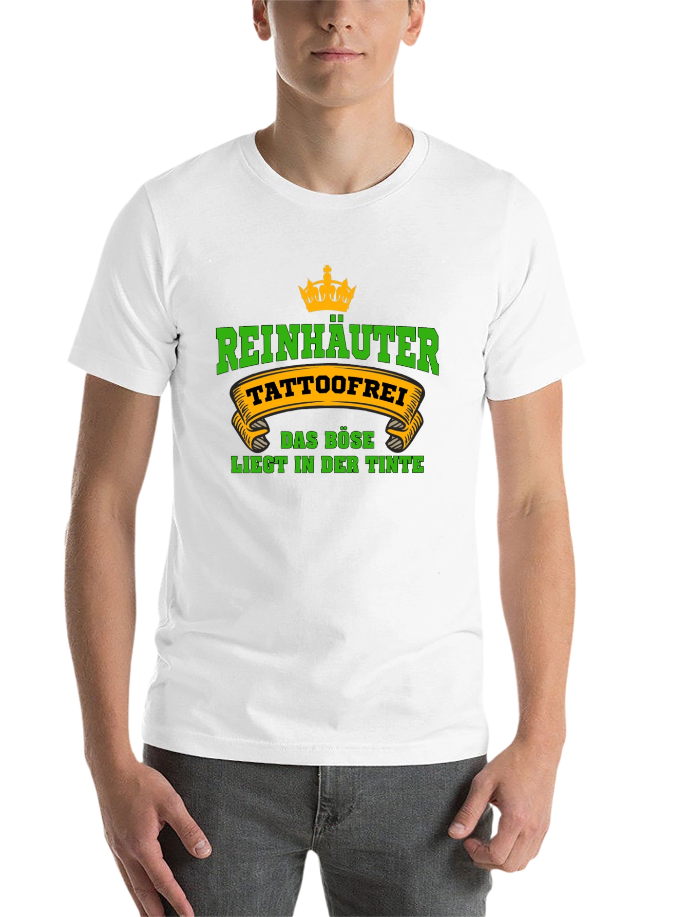 Black ReinHauter TattooFree Graphic T-Shirt view 14