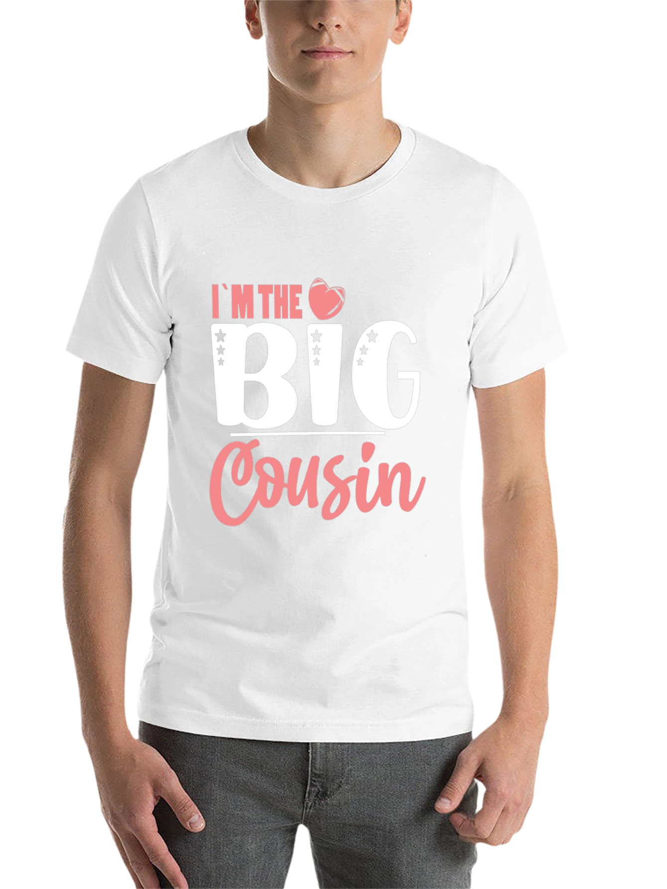Black I'm the Big Cousin T-Shirt view 14