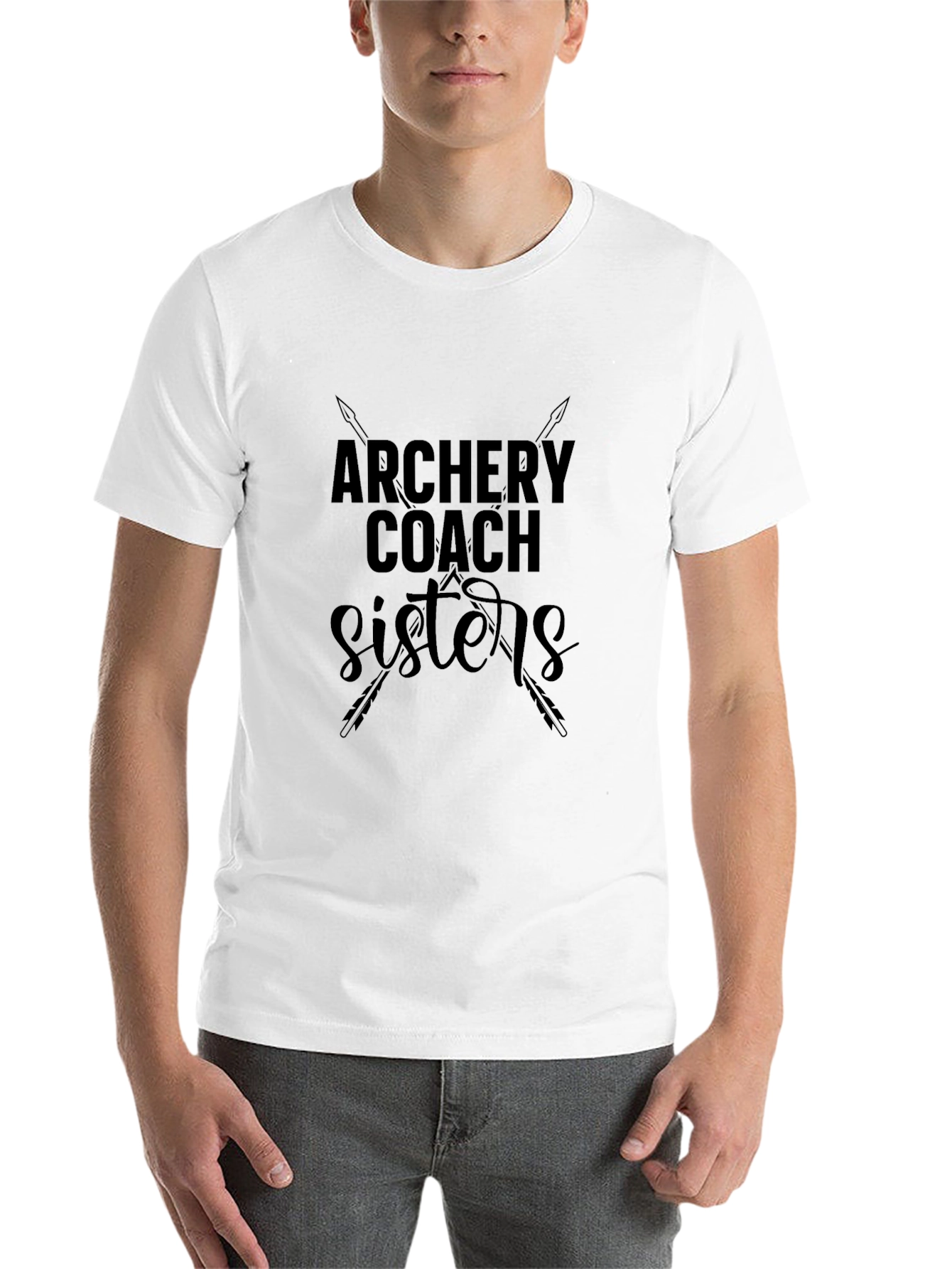 Black Archery Coach Sisters T-Shirt view 14