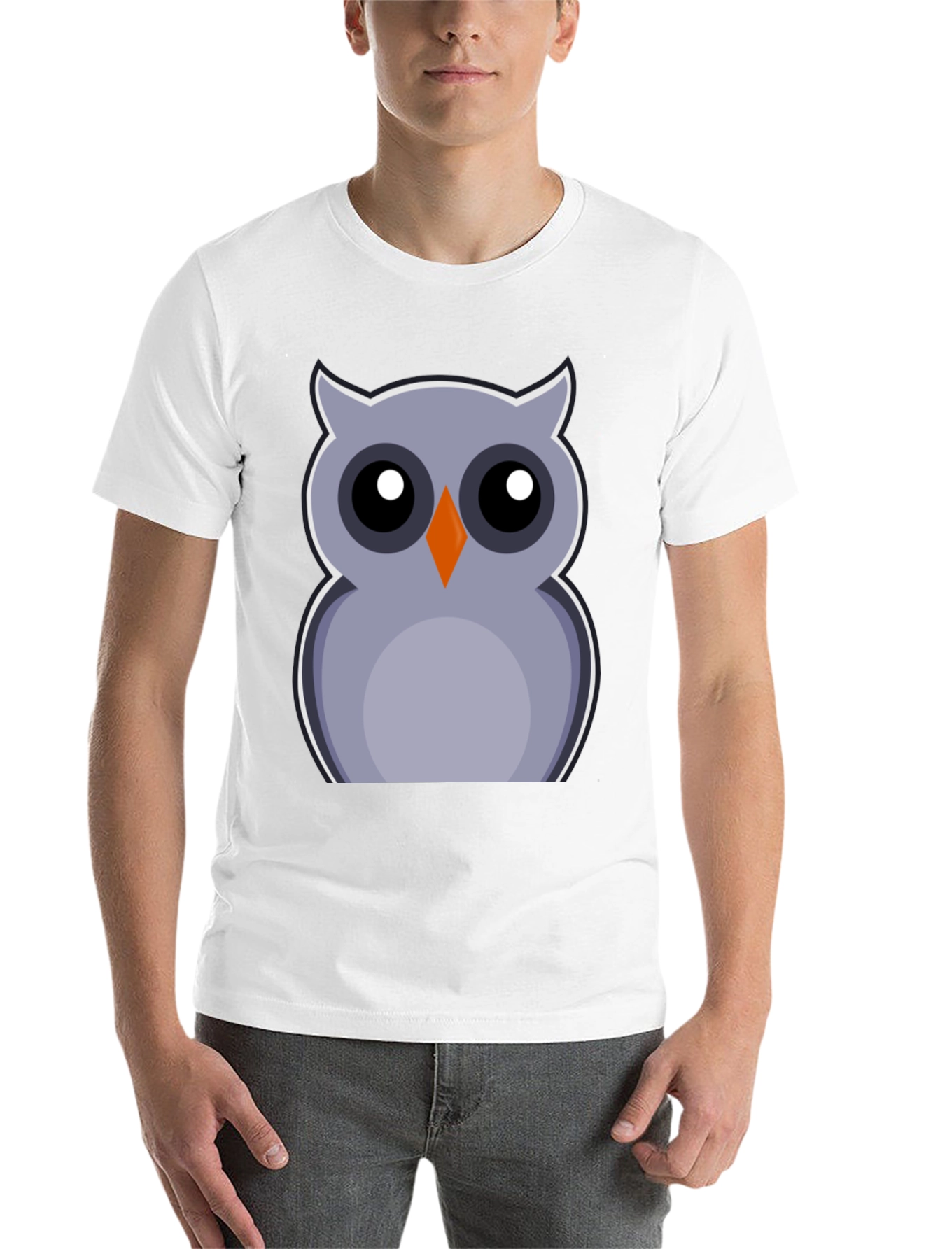 Black Owl Graphic Print Tee - Fun & Stylish view 14