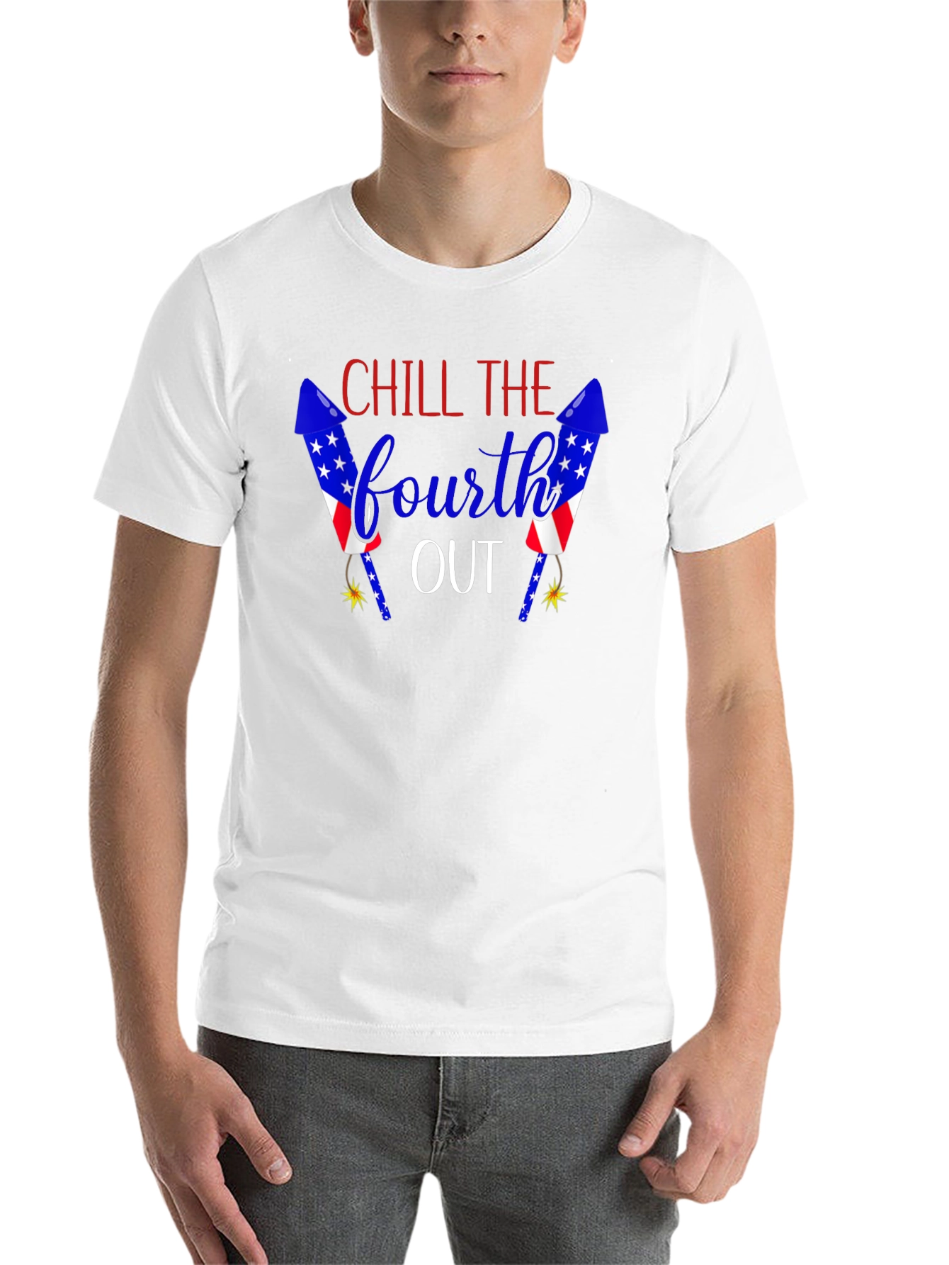 Black Chill The Fourth Out Patriotic T-Shirt view 14