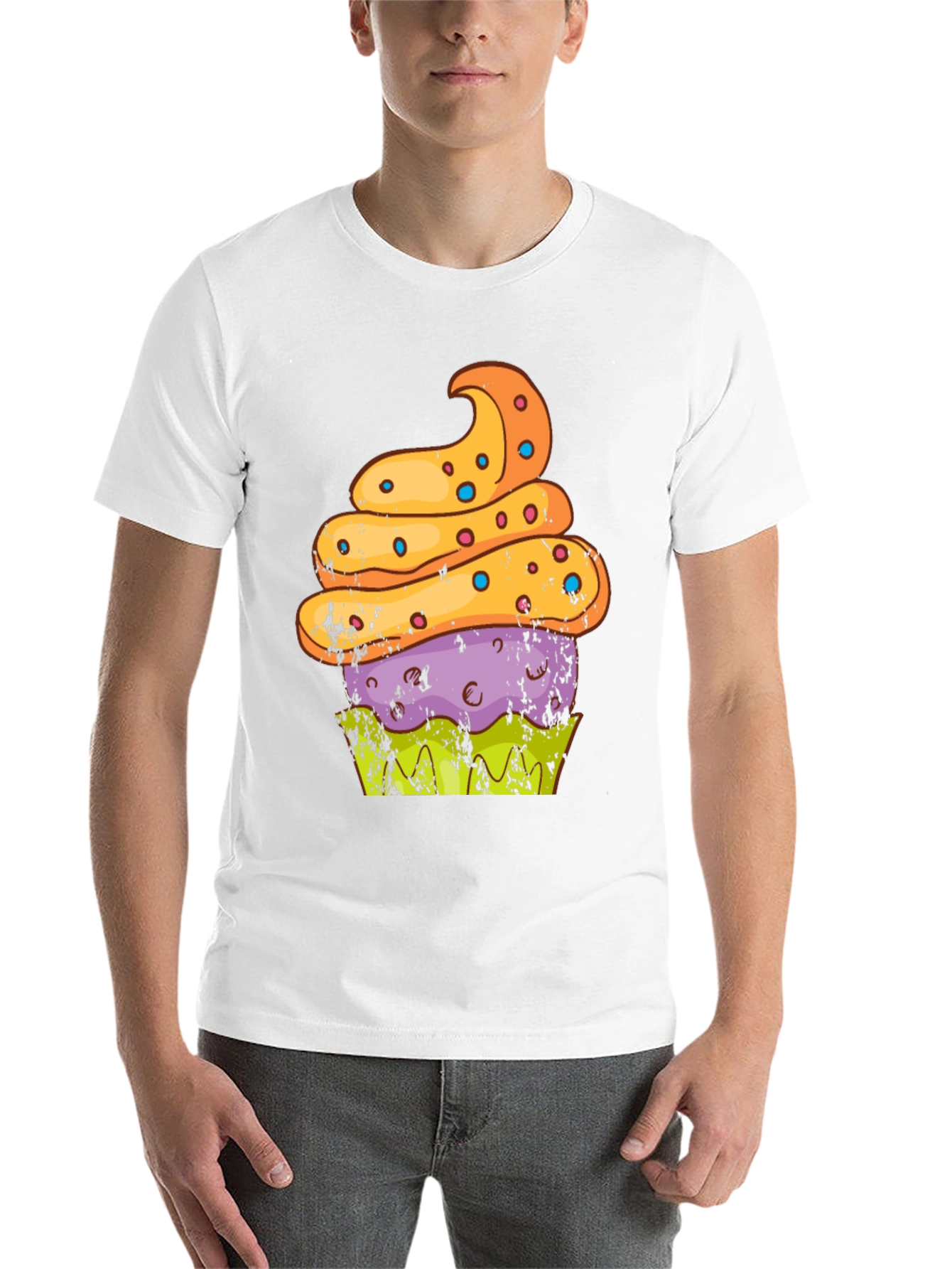Black Cupcake Graphic T-Shirt - Sweet Treat Tee view 14