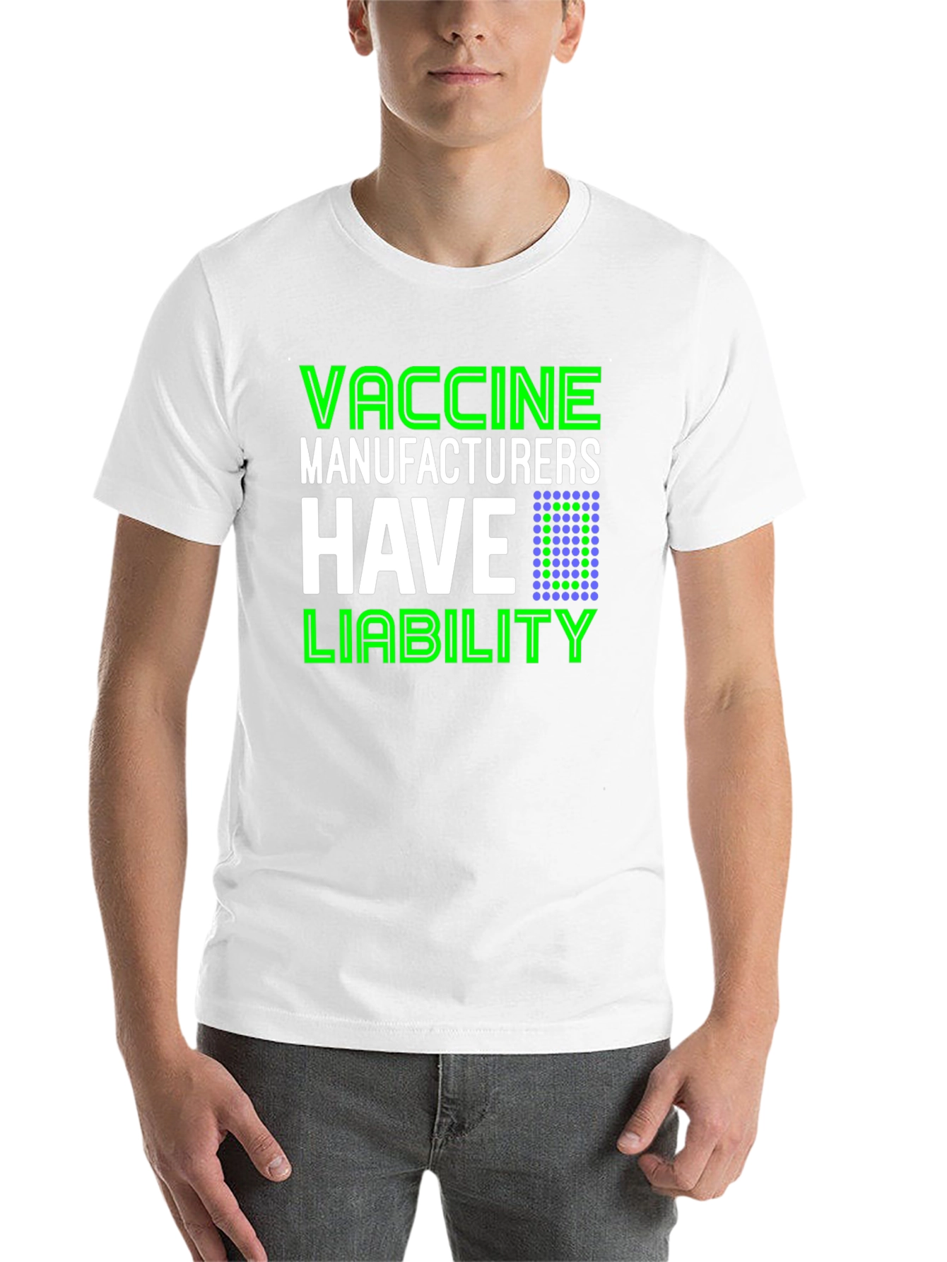 Black Vaccine Manufacturers Liability T-Shirt view 14