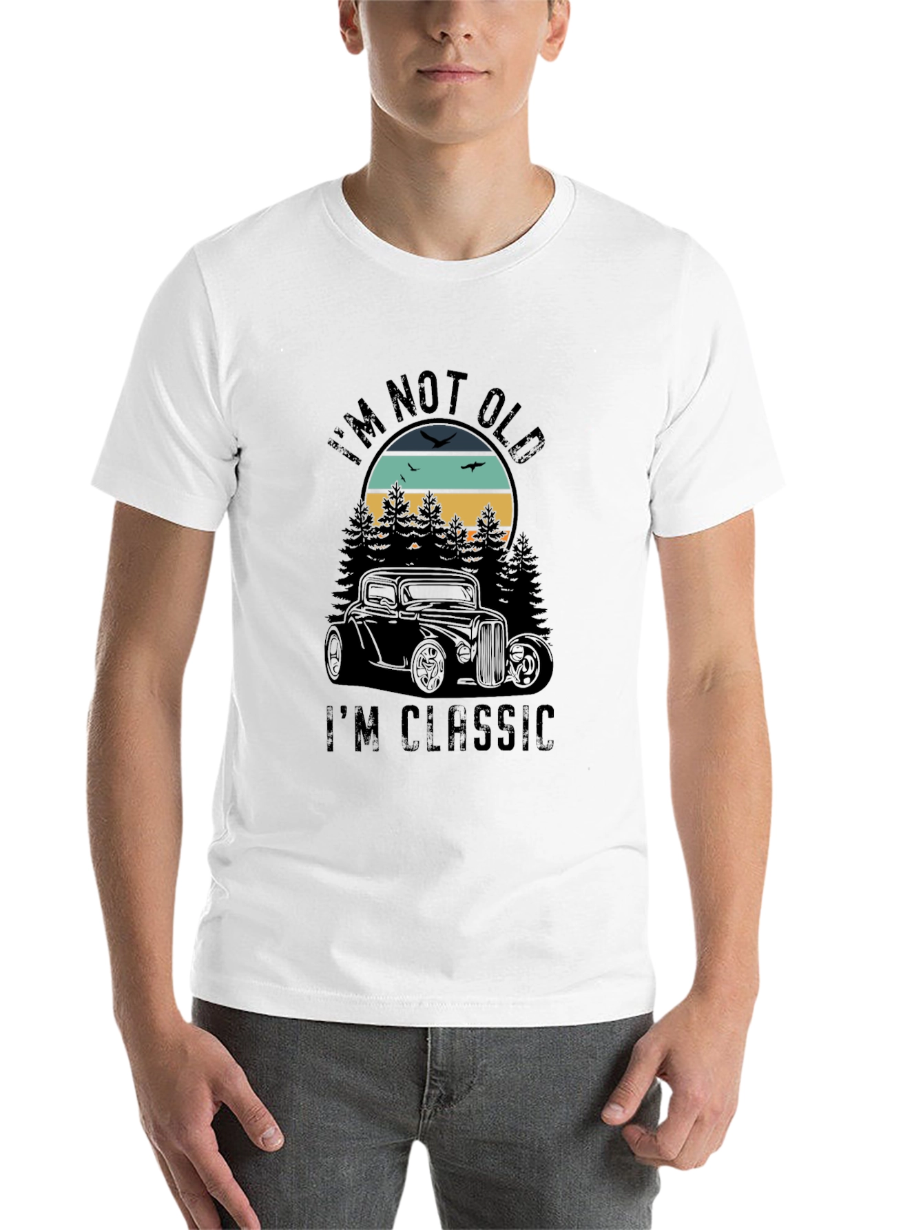Black I'm Not Old I'm Classic Car Lover T-Shirt view 14