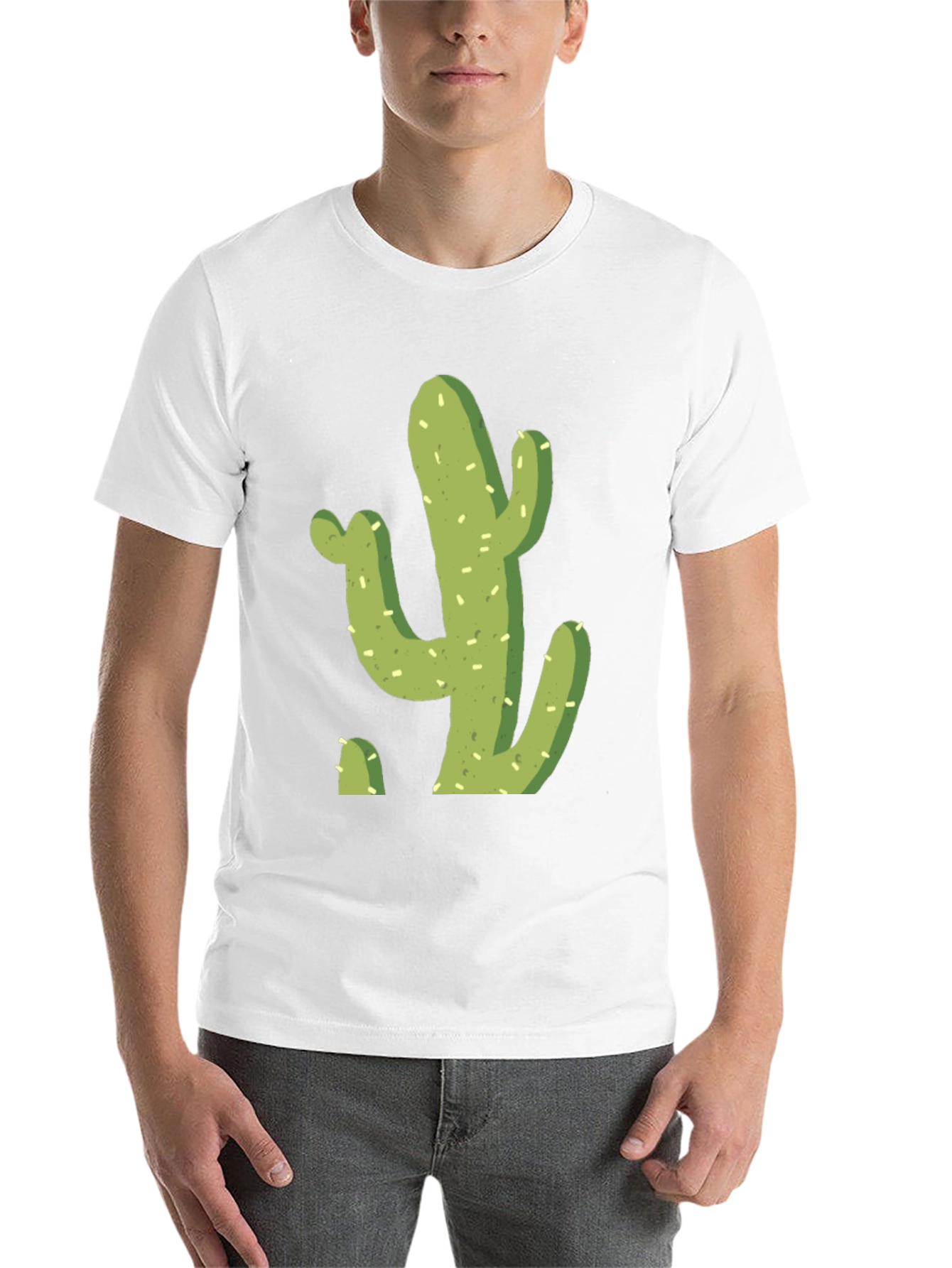 Black Cactus Graphic T-Shirt - Cool Desert Tee view 14