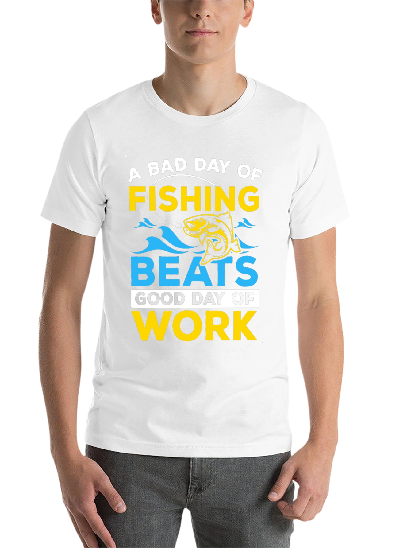 Black Fishing Beats Work T-Shirt view 14