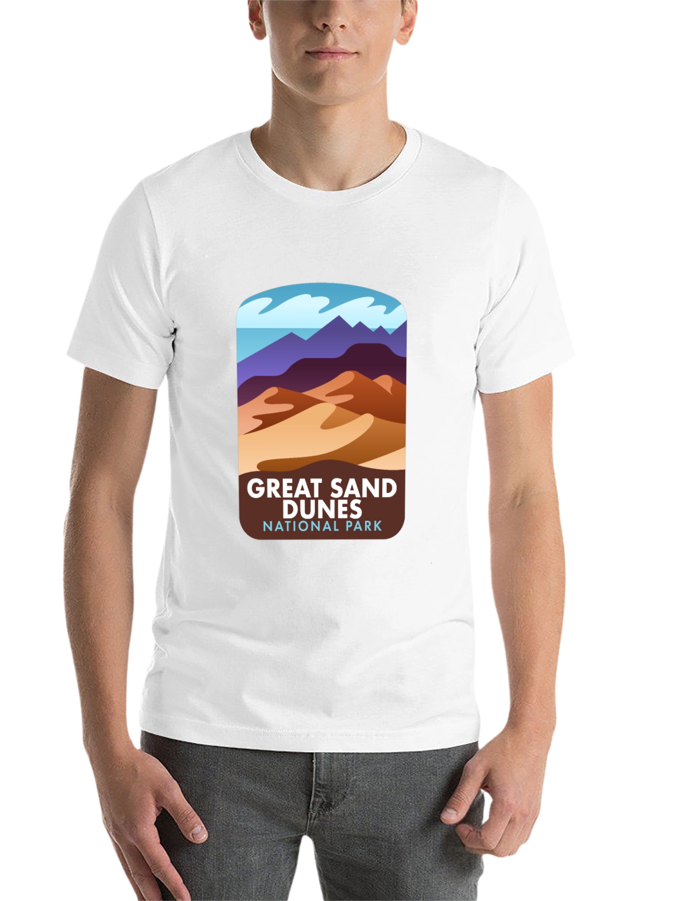 Black Great Sand Dunes National Park Graphic Tee view 14