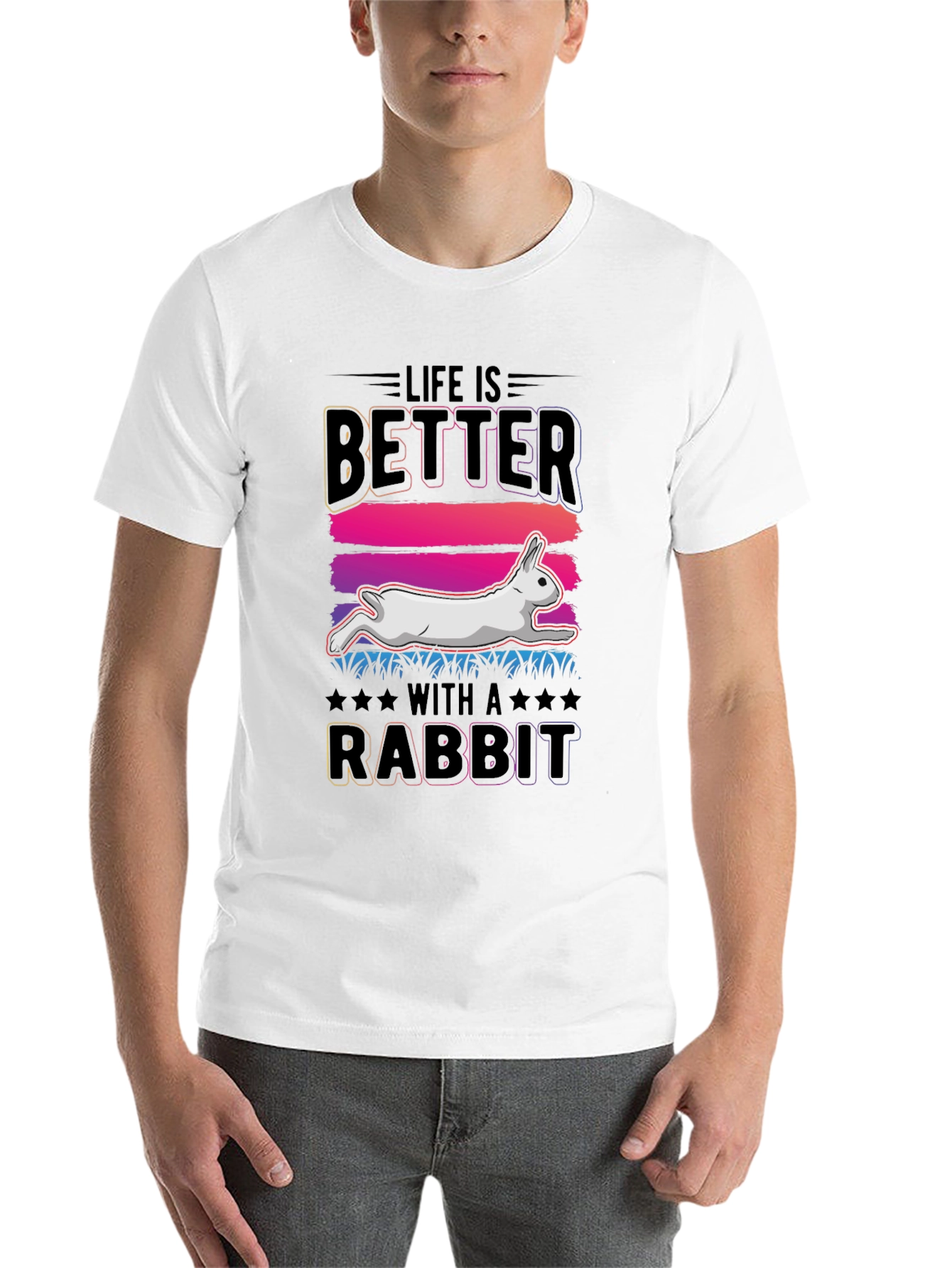 Black Life is Better with a Rabbit T-Shirt view 14