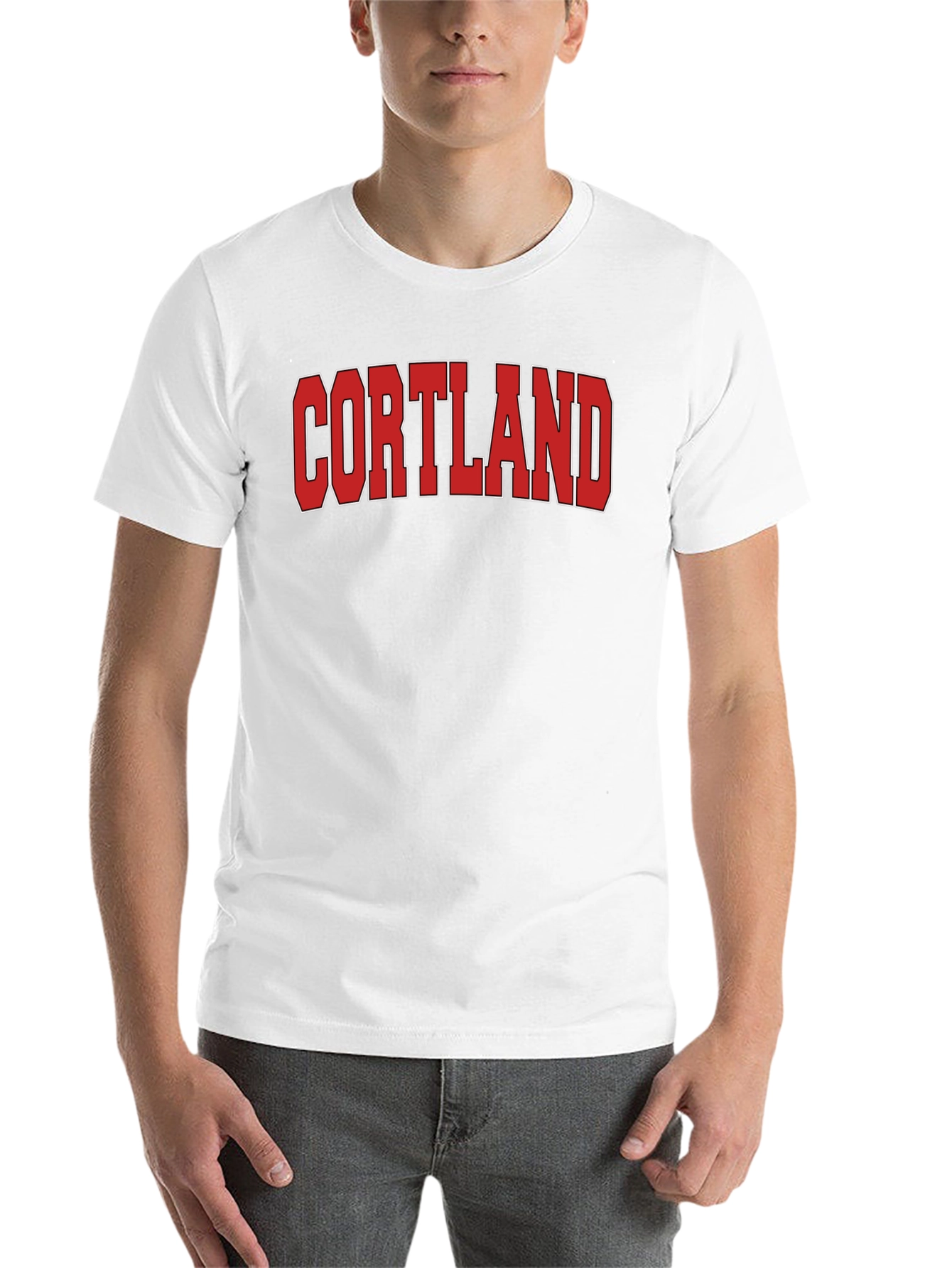 Black Cortland Bold Graphic Tee - Classic Style view 14