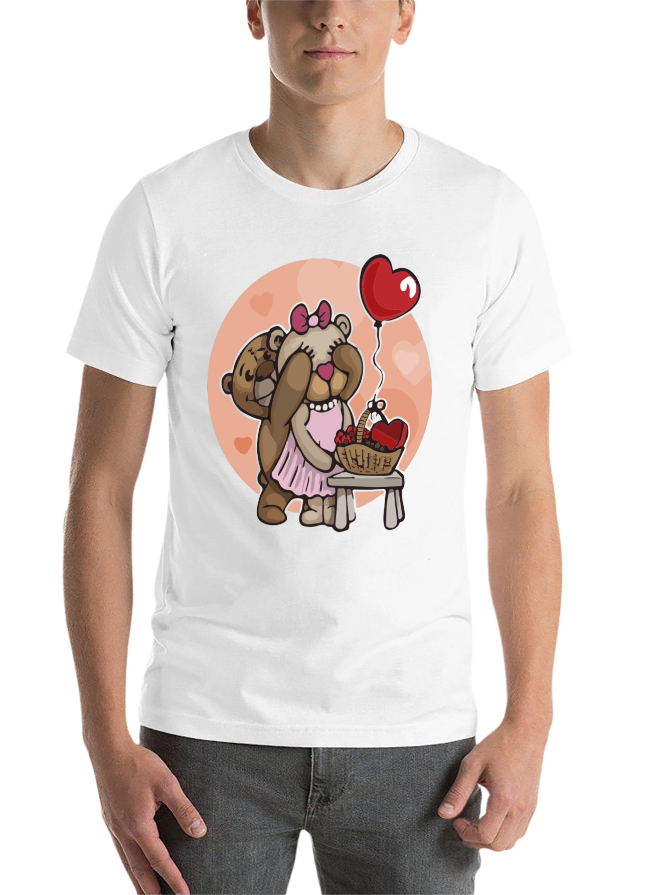 Cute Bear Couple T-Shirt - Valentine's Day Gift - 14