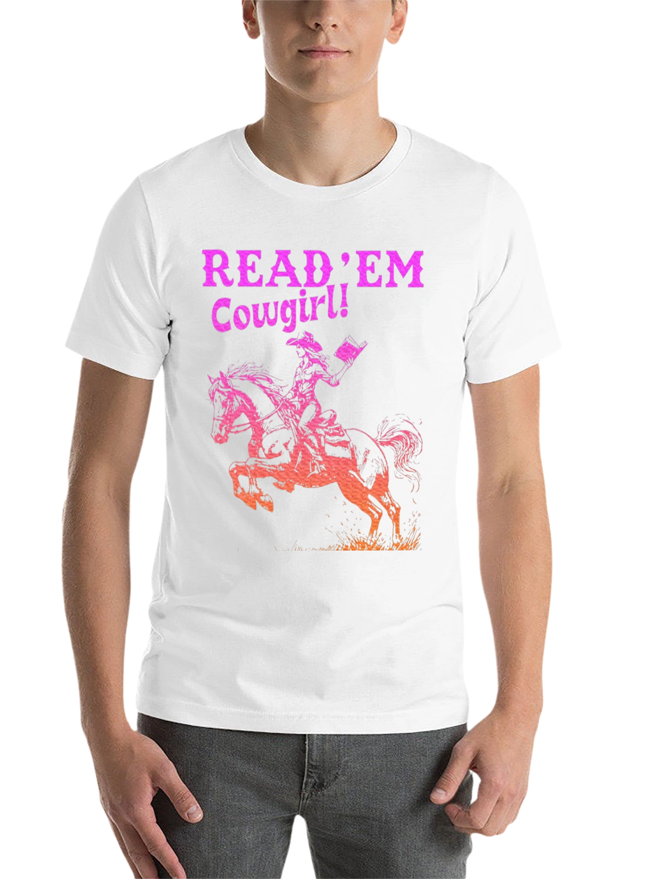 Black Read 'Em Cowgirl! Graphic Tee - Western Style view 14