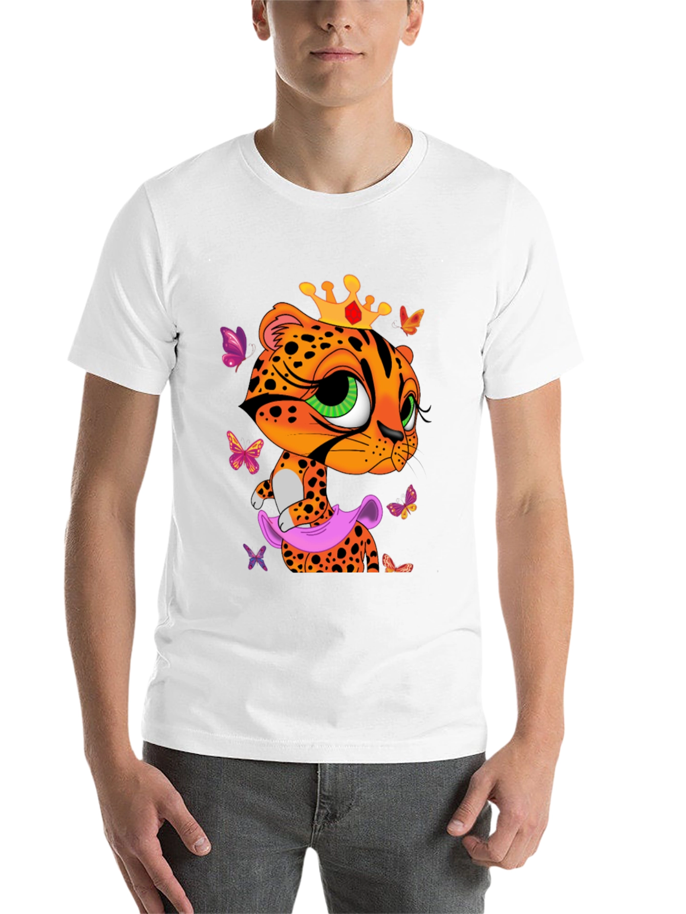 Black Leopard Princess T-Shirt - Fun & Stylish view 14