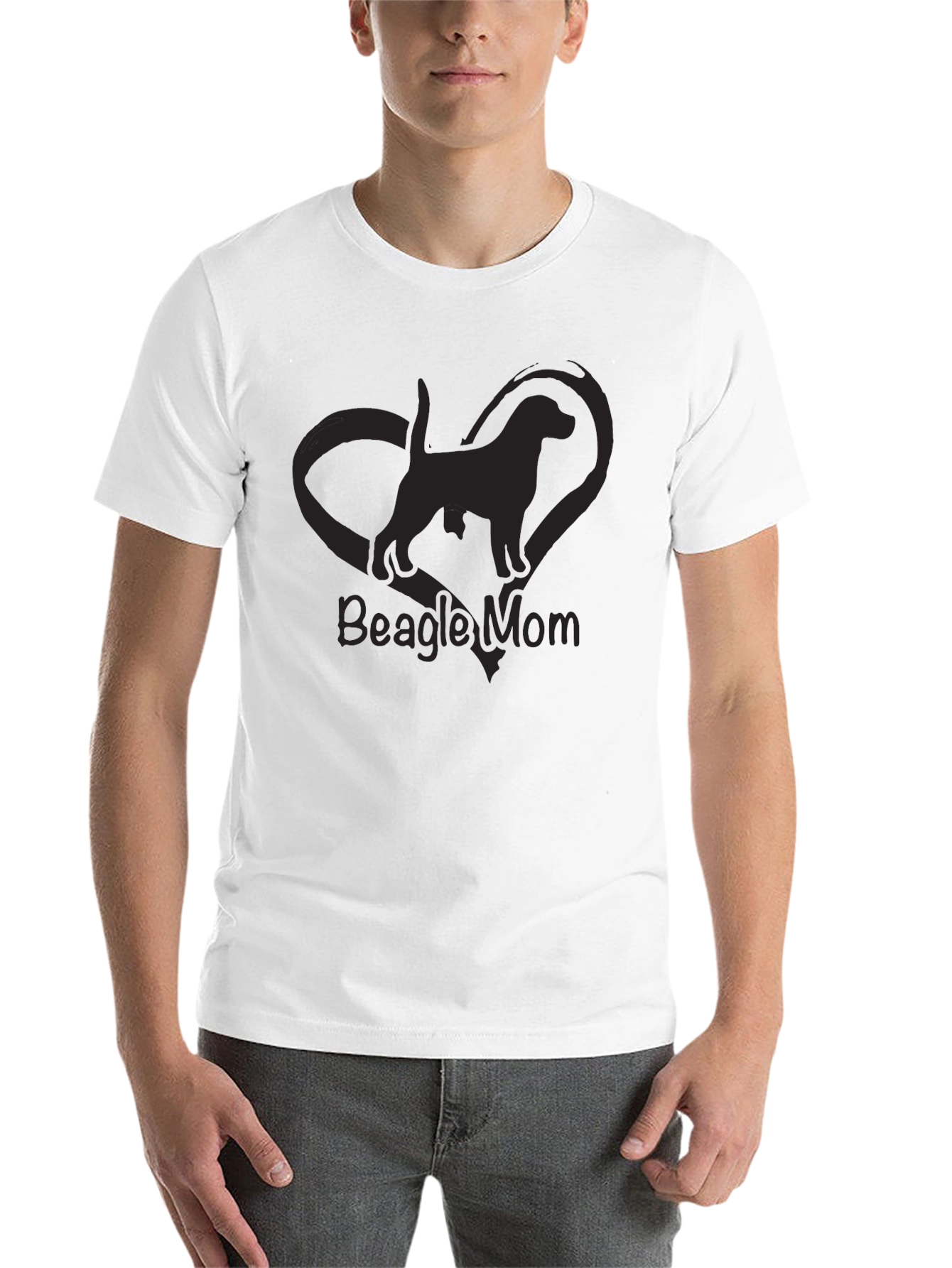 Black Beagle Mom T-Shirt: Cute Dog Lover Tee view 14