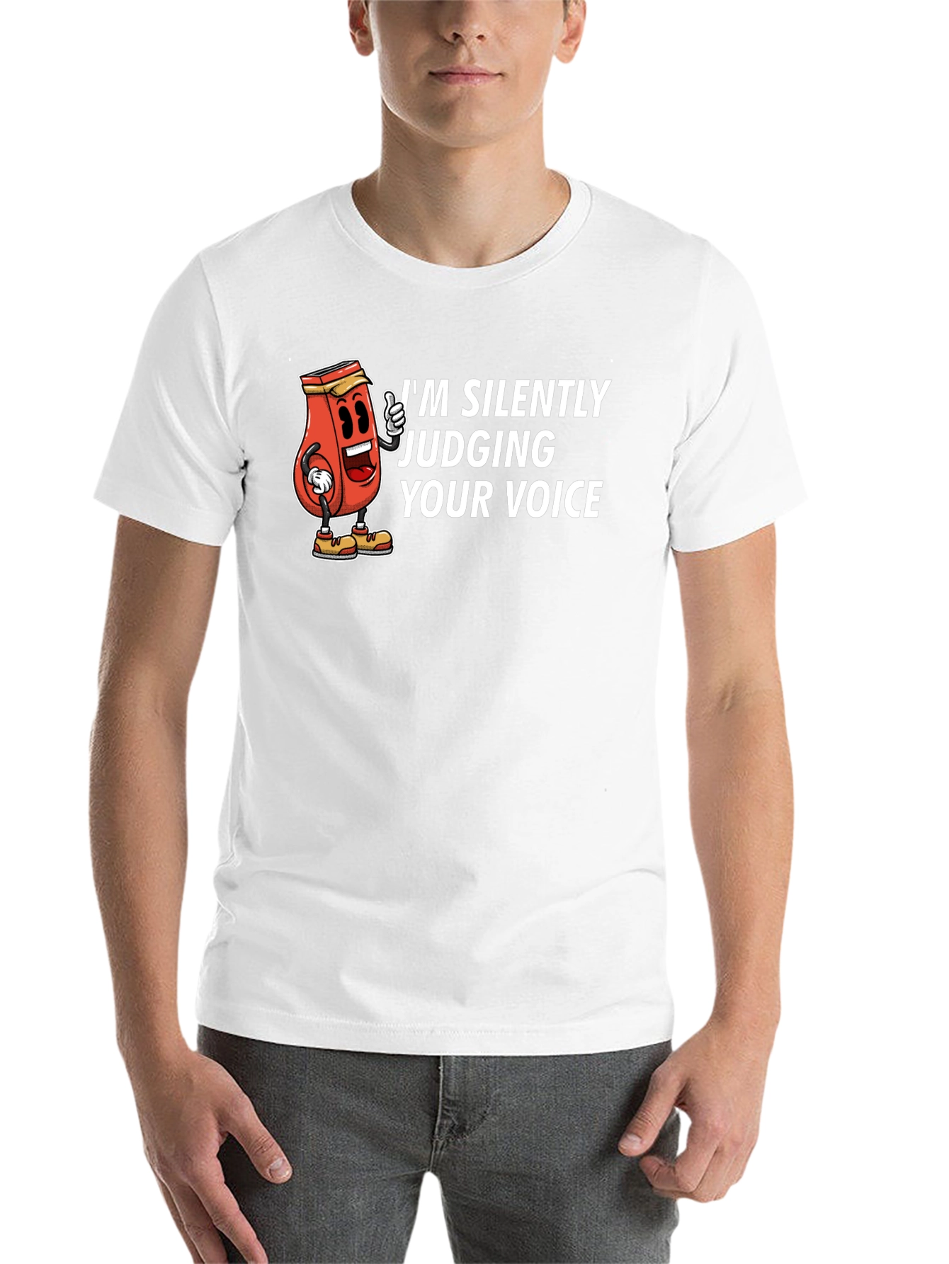 Black Silently Judging You T-Shirt view 14
